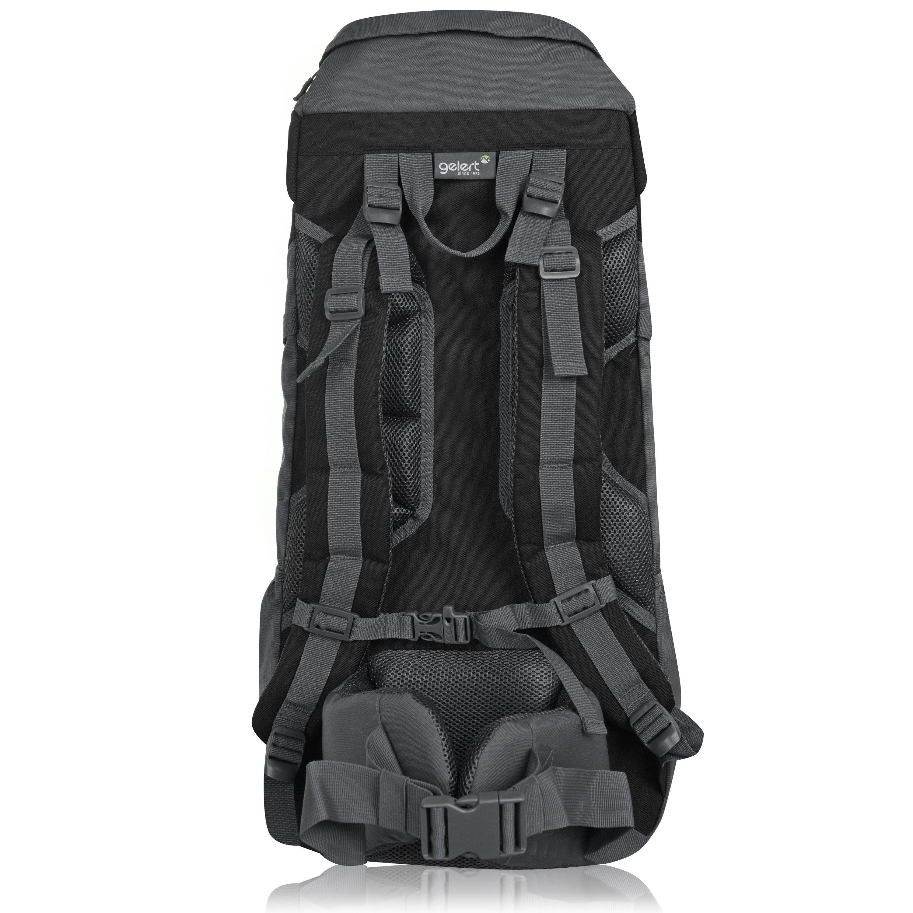 Carvão/Preto - Gelert - Shadow 60L Rucksack - 2