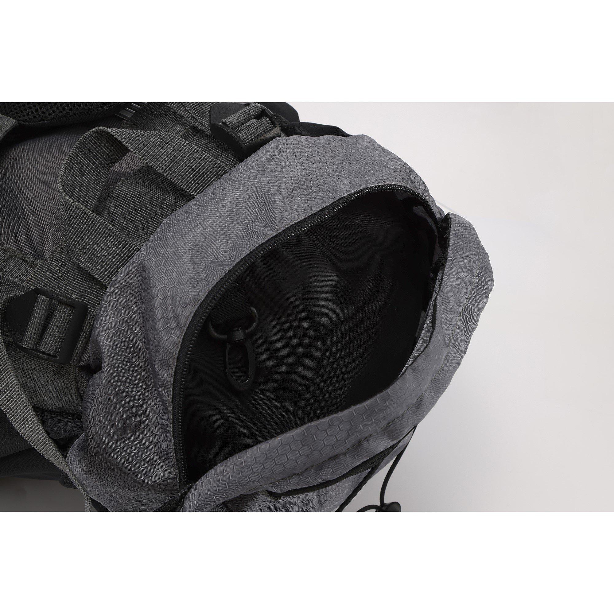 Charcoal/Black - Gelert - Shadow 60L Rucksack - 5
