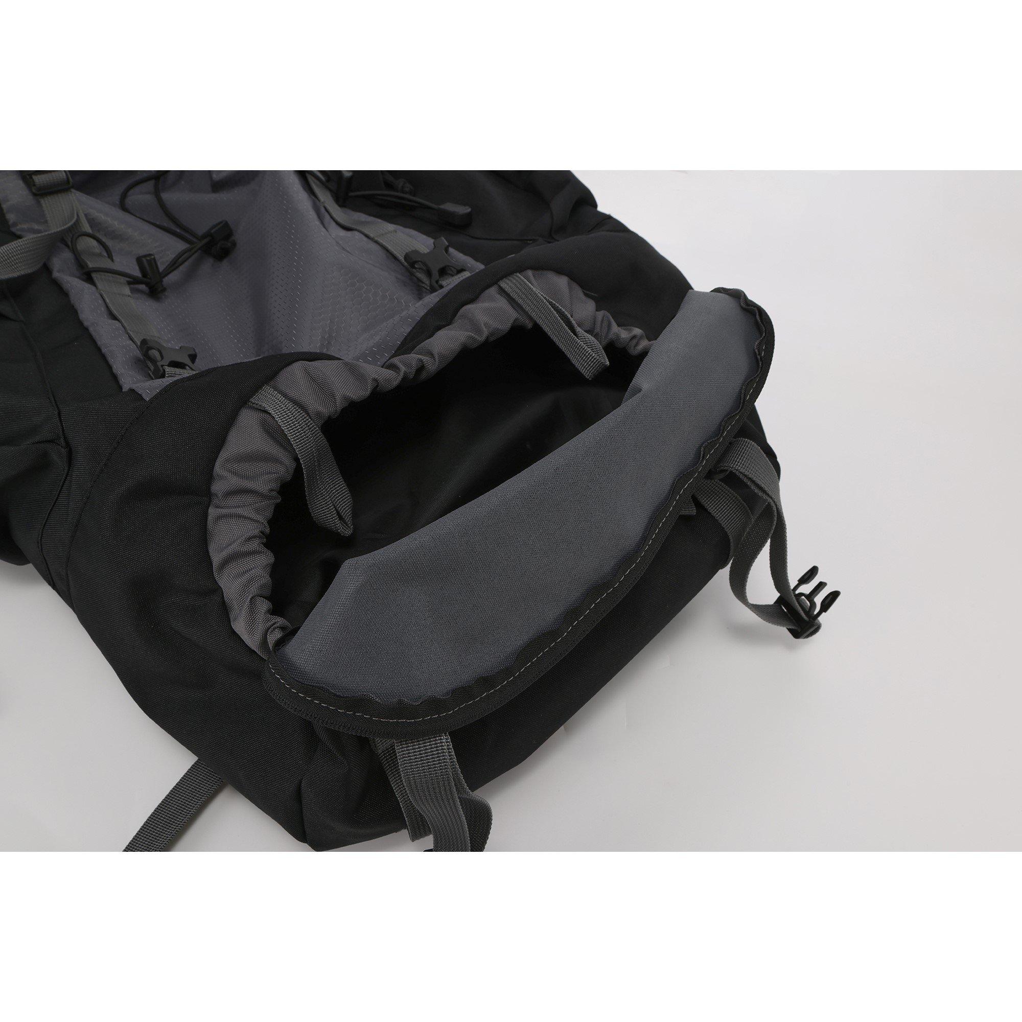 Charcoal/Black - Gelert - Shadow 60L Rucksack - 7