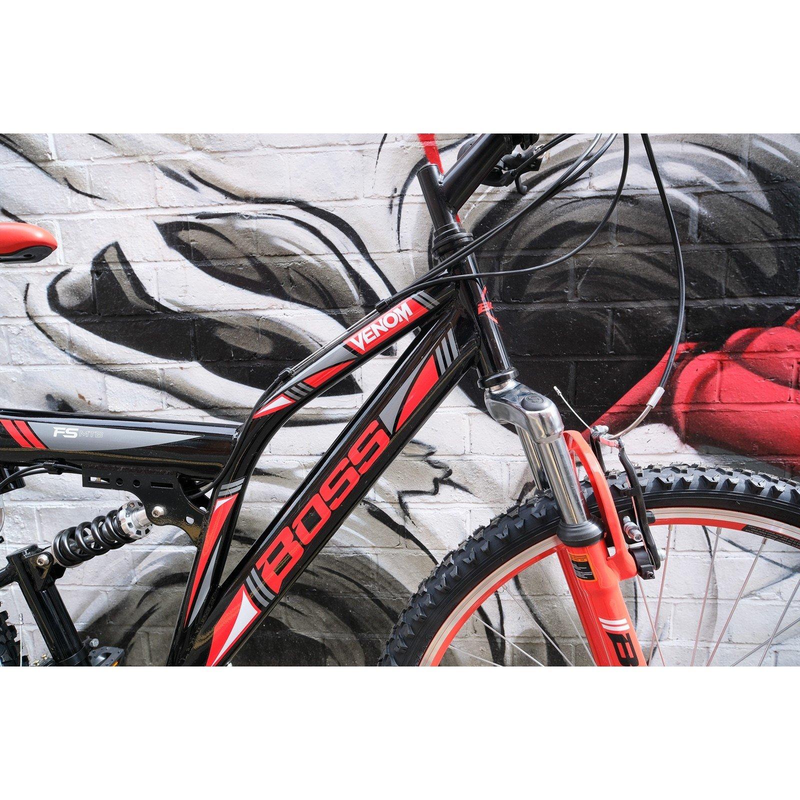 Black - Boss Bikes - Boss Venom G18 Junior Bike - 5
