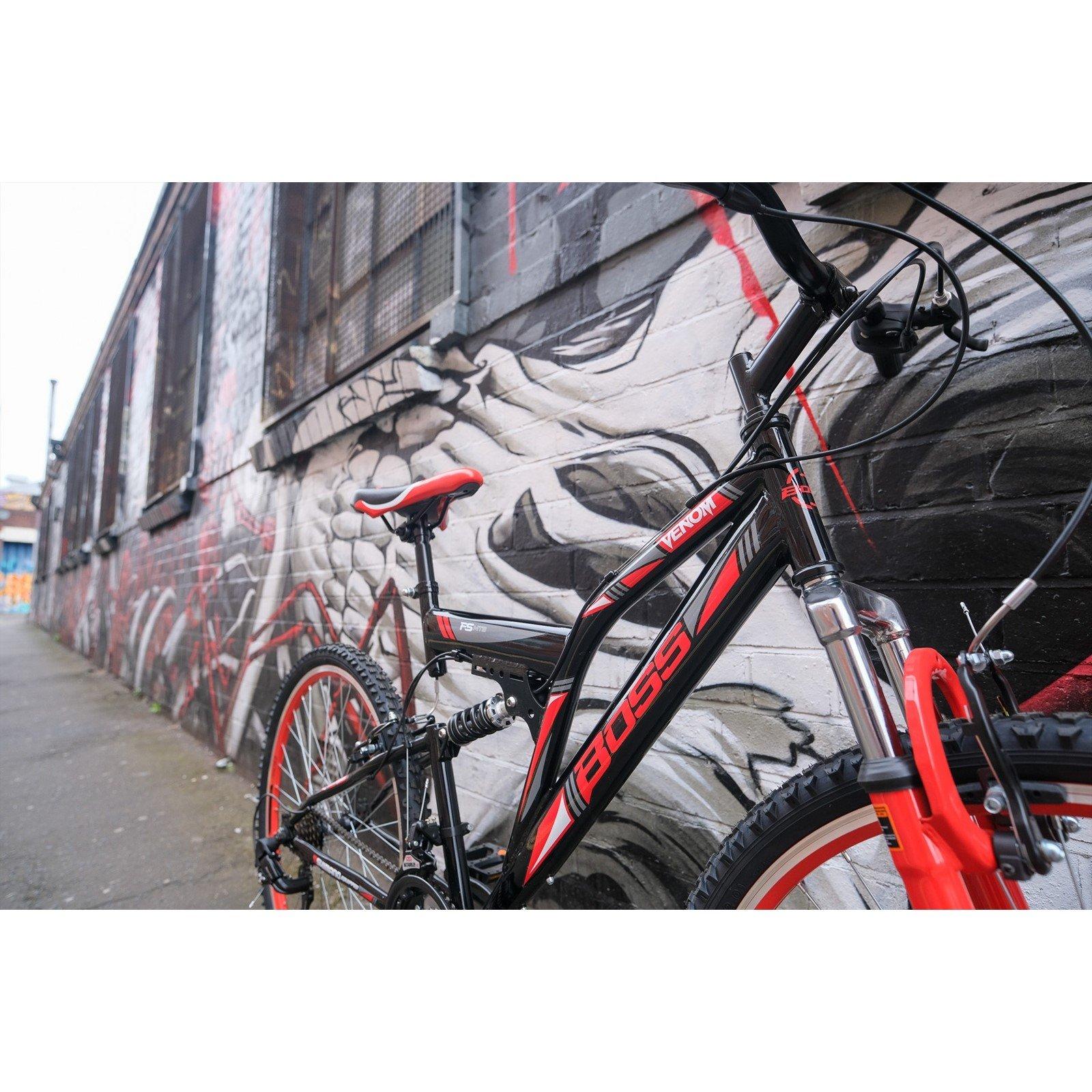 Black - Boss Bikes - Boss Venom G18 Junior Bike - 8