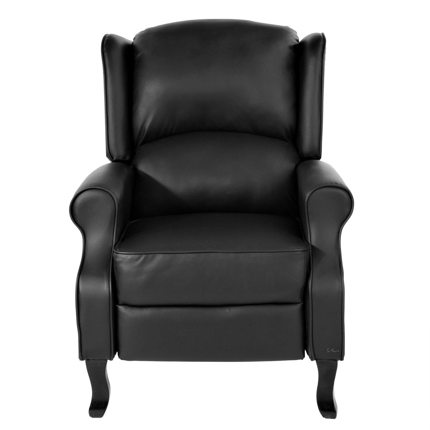 Homelife Classic Faux Leather Recliner Chair