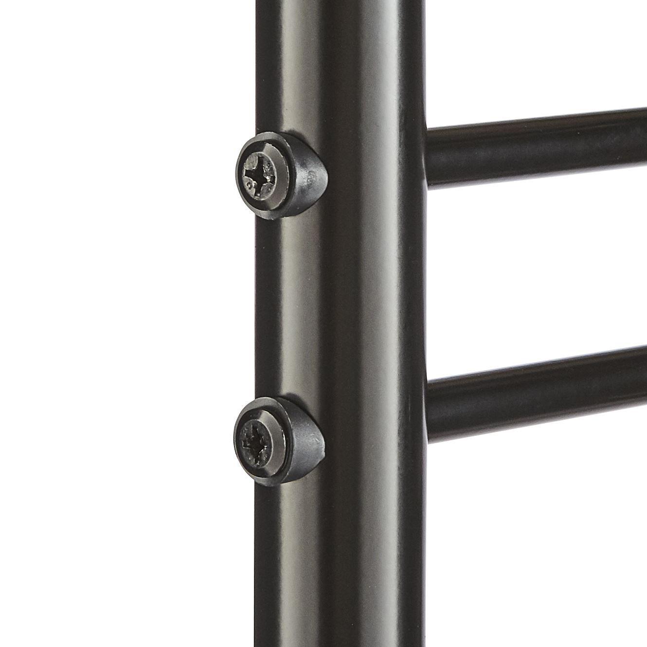 Black - House of Home - Multi Purpose Stand 18 Hooks For Clothes Shoes - 5