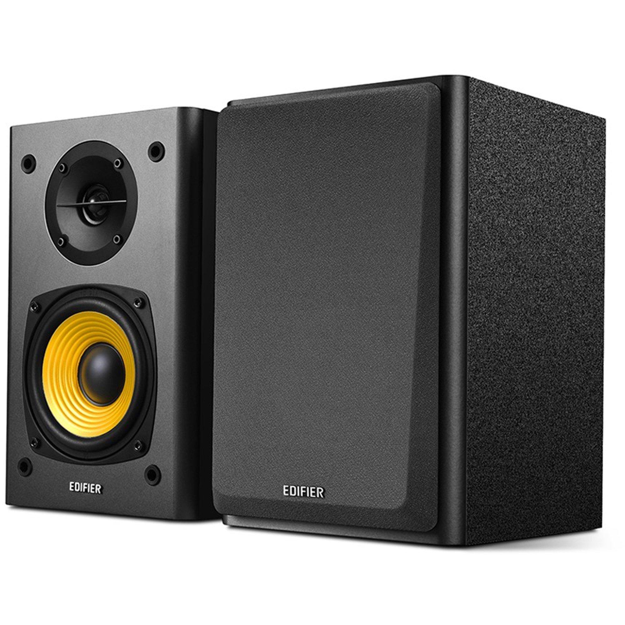 Black - Edifier - Edifier R1000T4 Active Bookshelf Speakers Black - 1