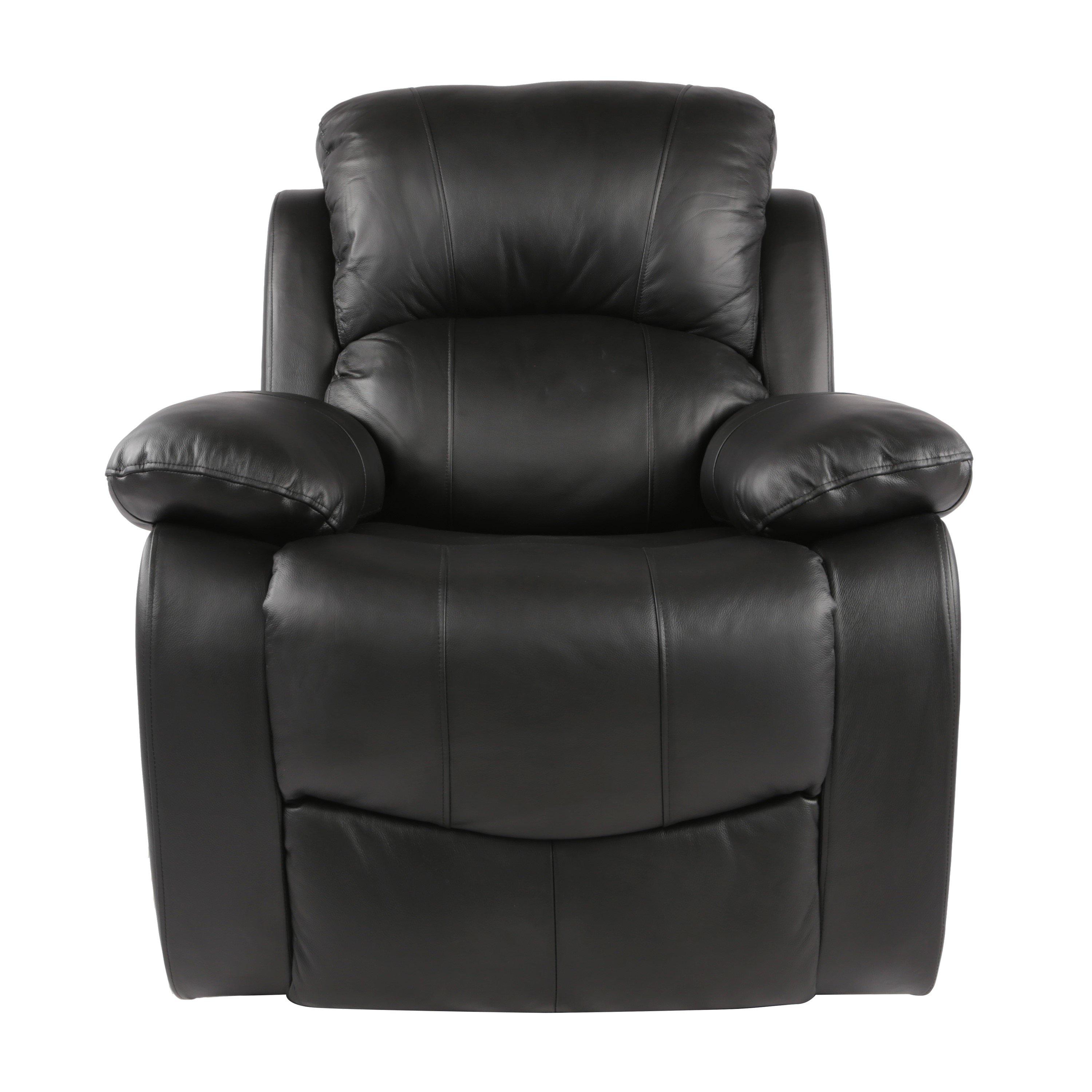 Canterbury Faux Leather Recliner Armchair