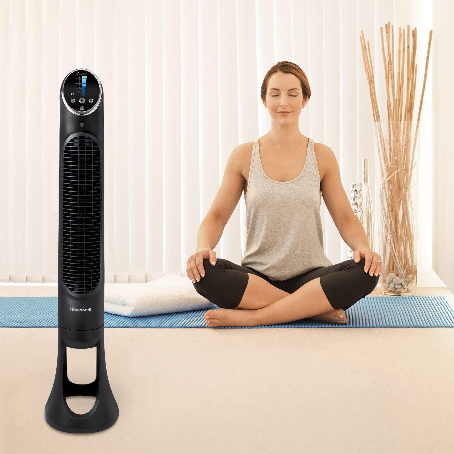 Black - Honeywell - QuietSet Tower - 3