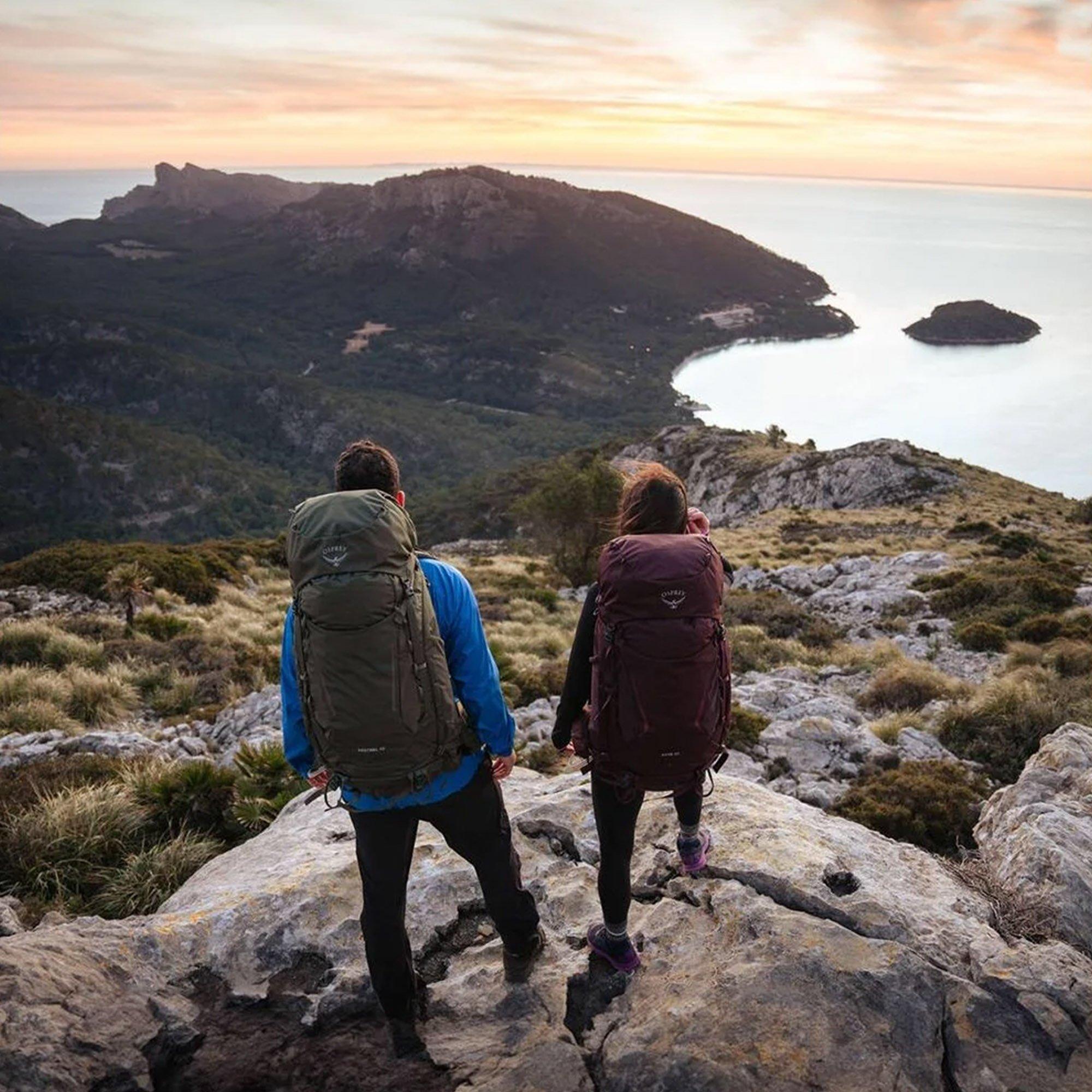 Black - Osprey - Kestrel 48L Rucksack - 6