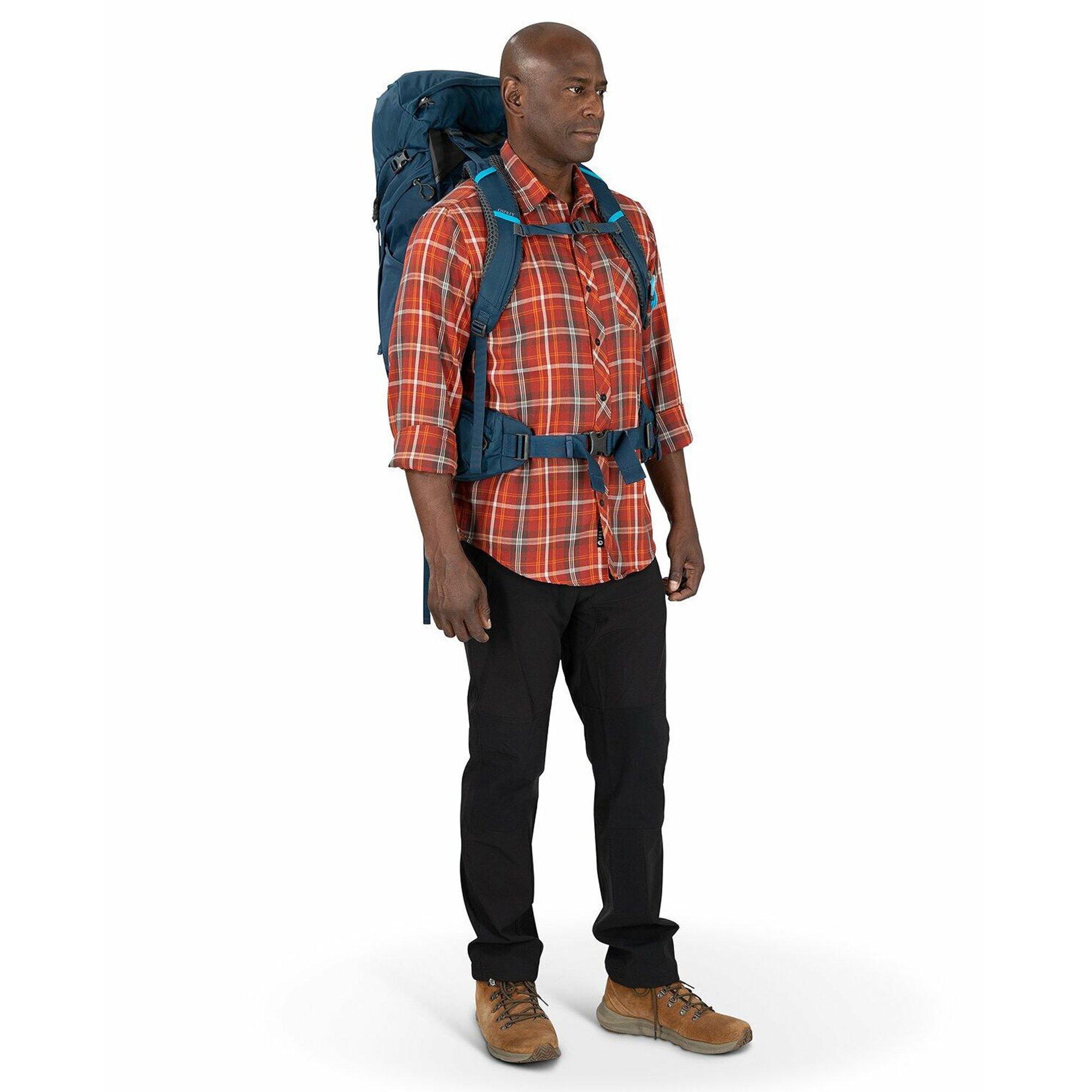 Bonsai Green - Osprey - Kestrel 48L Rucksack - 3