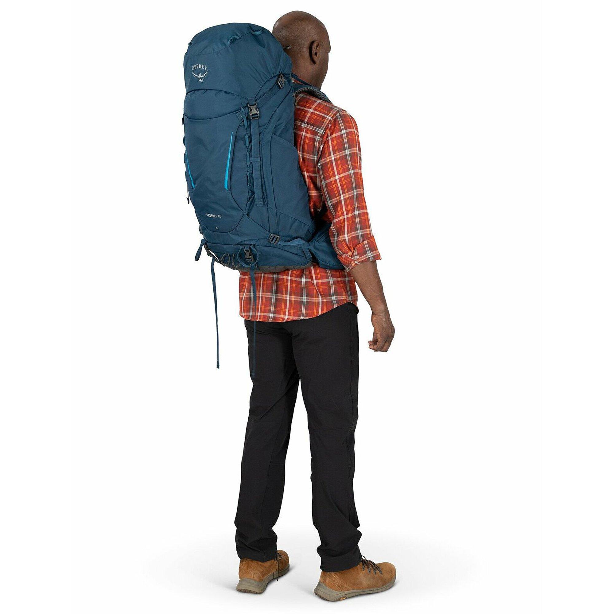 Bonsai Green - Osprey - Kestrel 48L Rucksack - 4