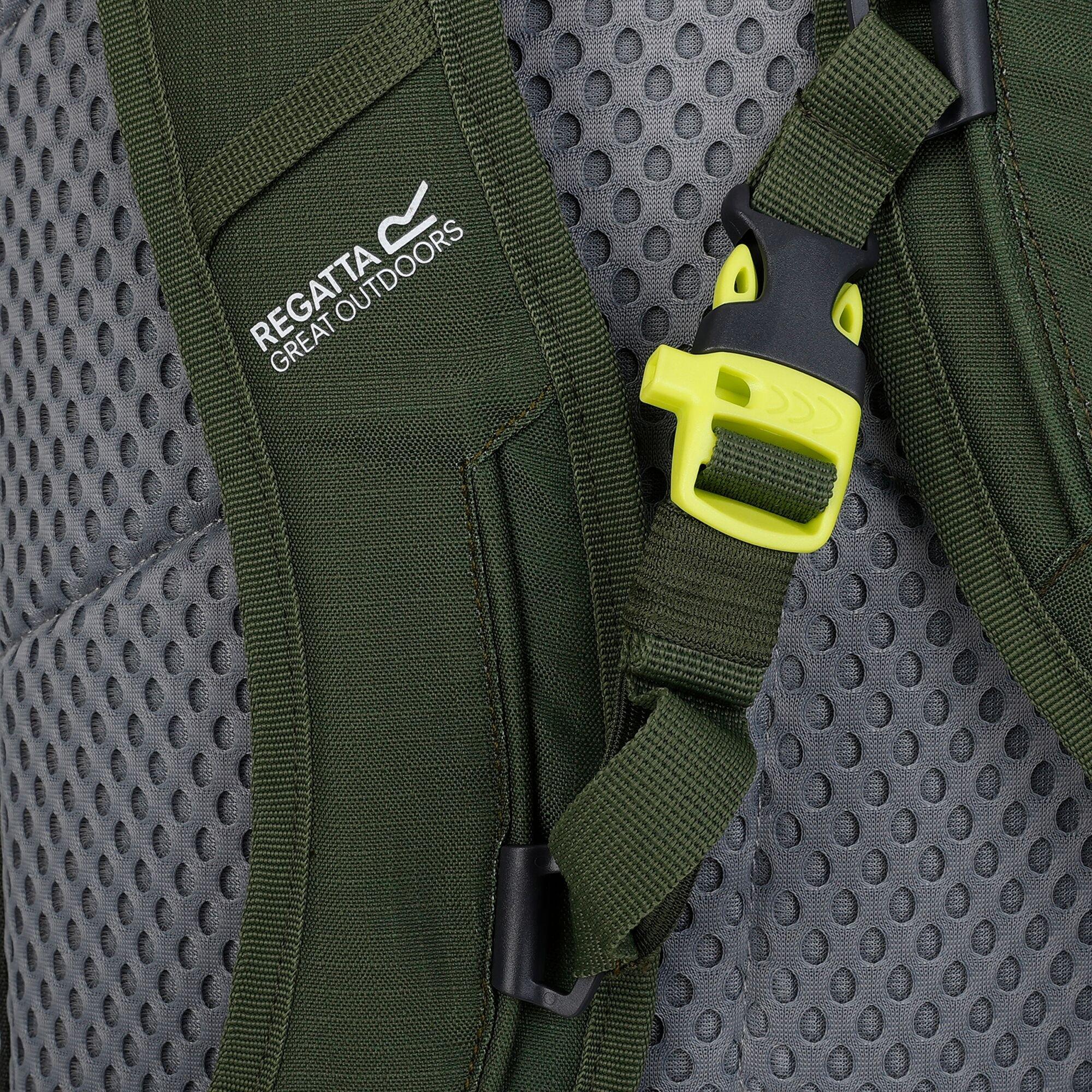 Dark Khaki/Four - Regatta - Highton V2 25L Padded Backpack - 5