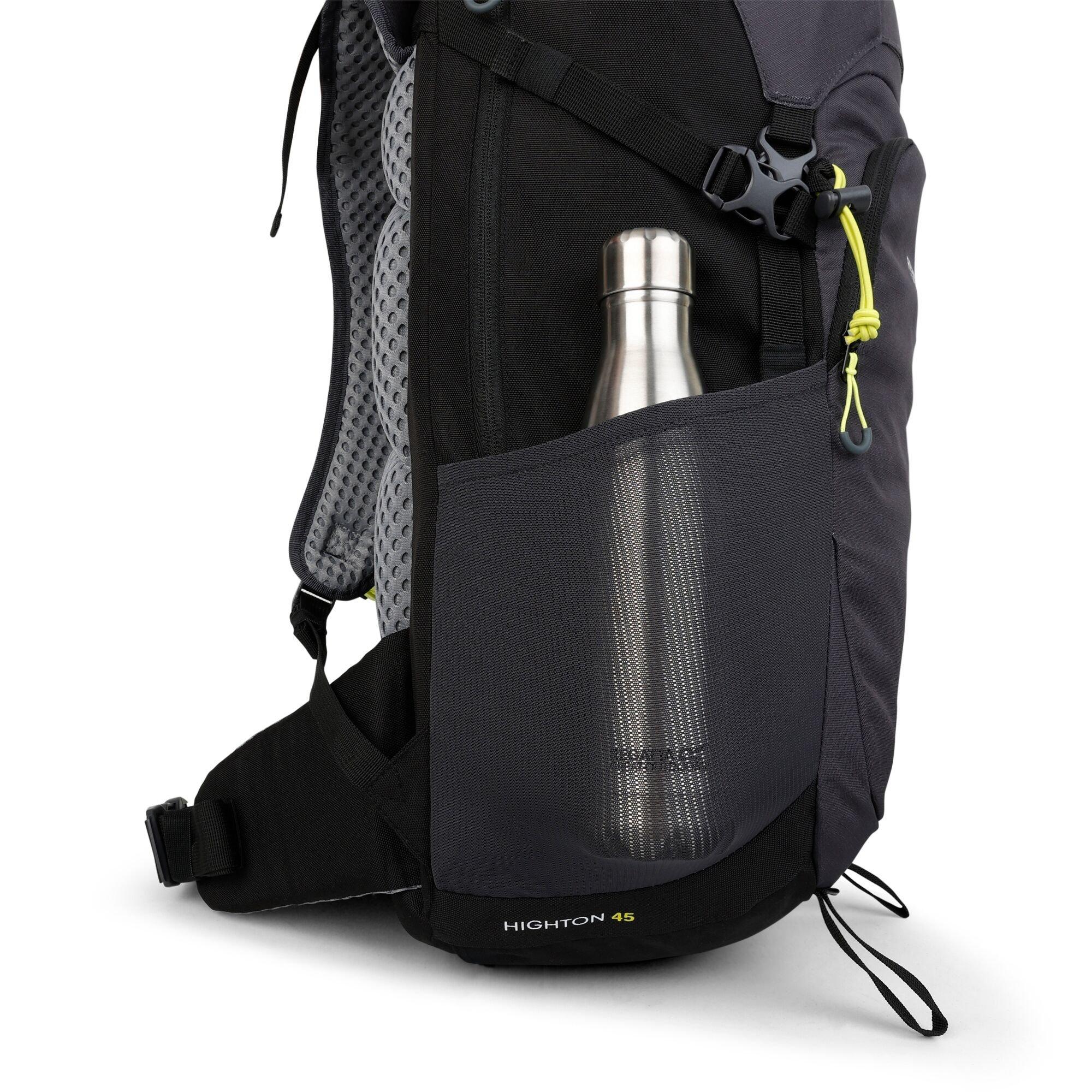 Black/Sealgr - Regatta - Highton II 45L - 7
