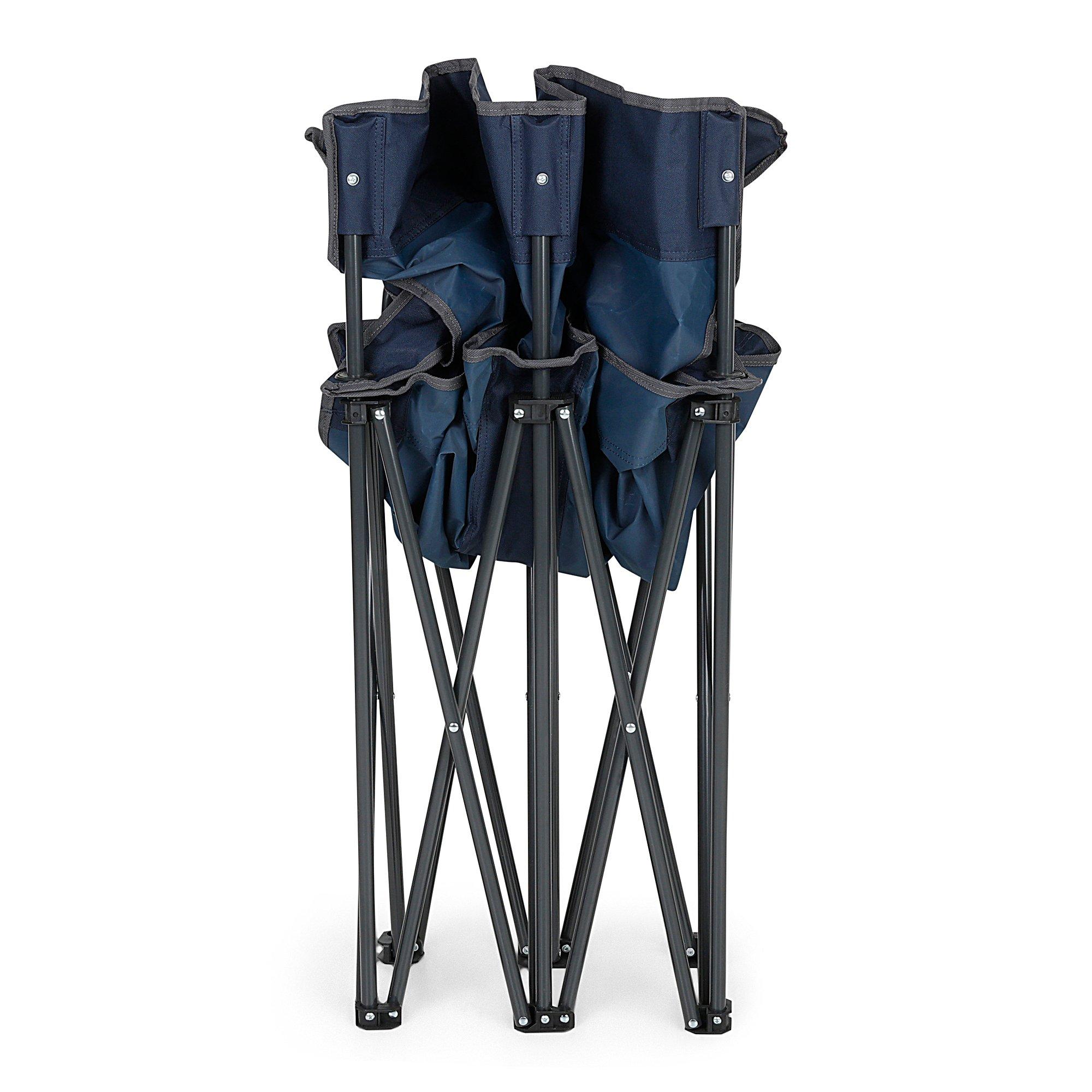 Navy/Slgrey - Regatta - Isla Double Padded Chair - 6