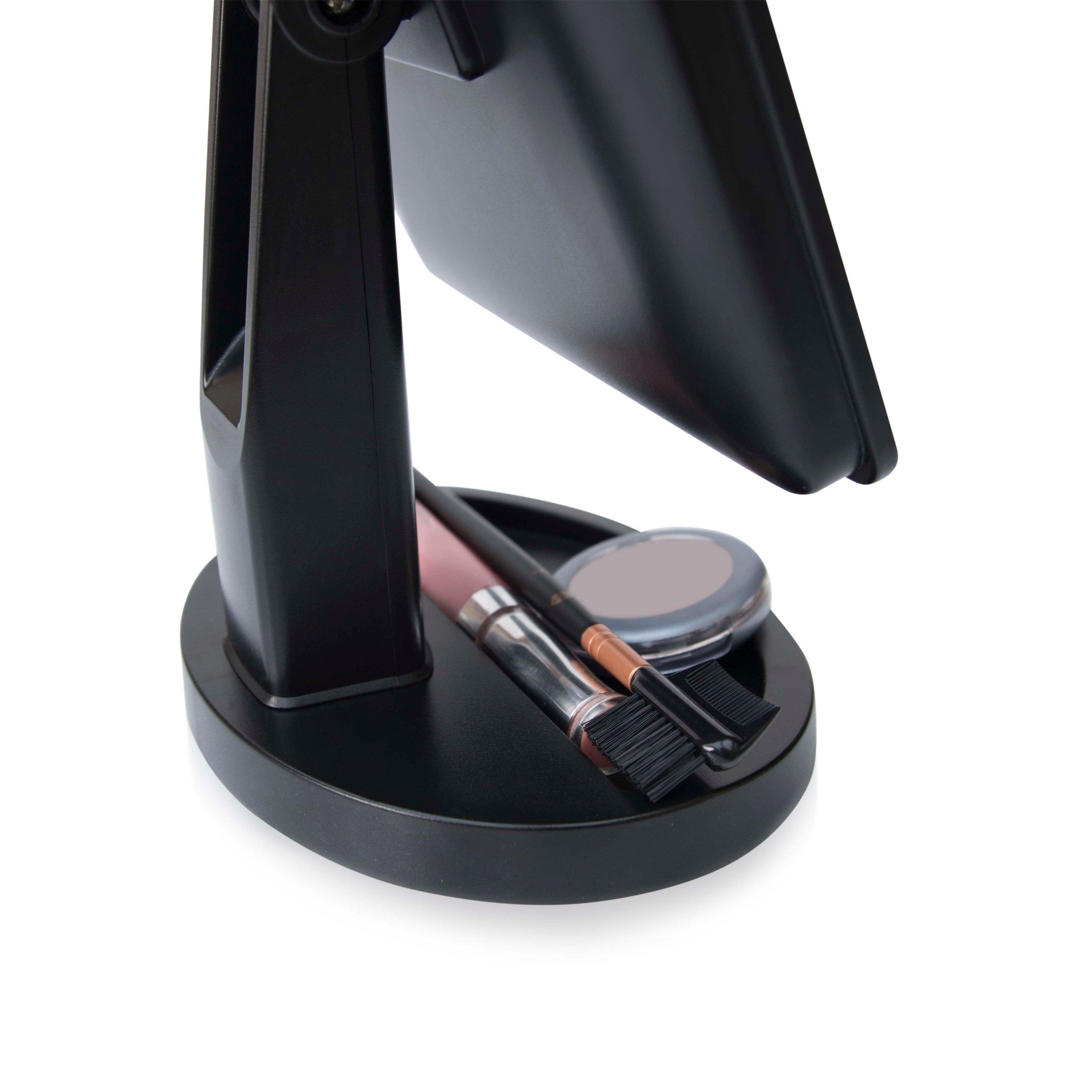 Black - Rio - Rio 24 LED Touch Dimmable 3 Way Makeup Mirror - 6