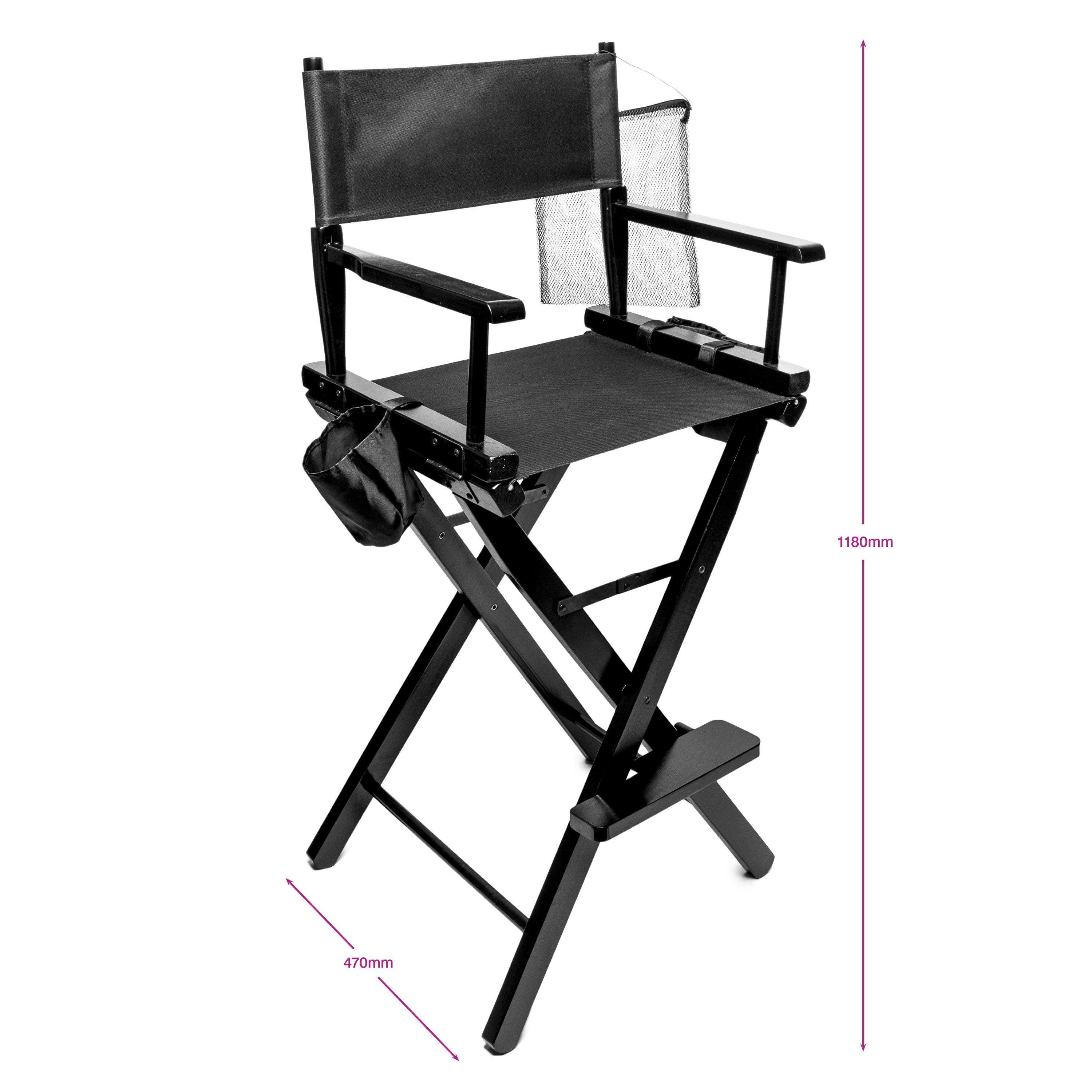 Black - Rio - Professional Makeup Artist's Chair - 4