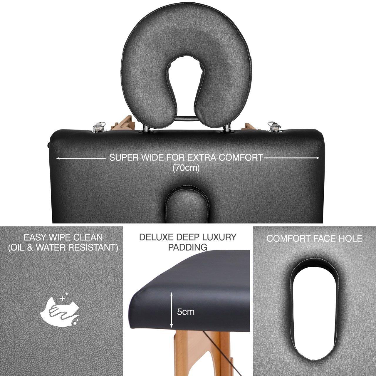 Black - Rio - Rio Professional Ultra-Light Massage Table - 2