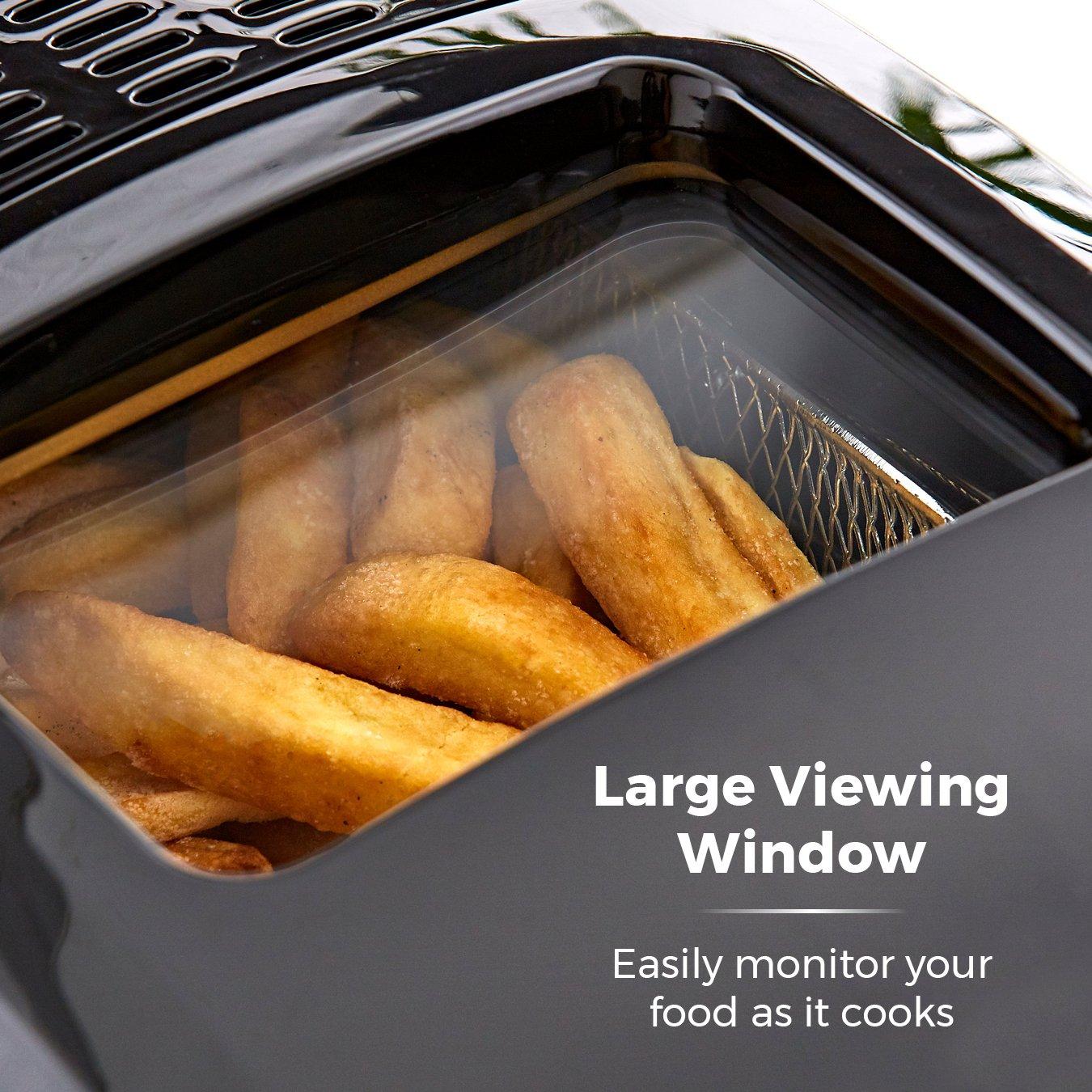 Black - Tower - 2300W 3 Litre Easy Clean Deep Fryer - 5