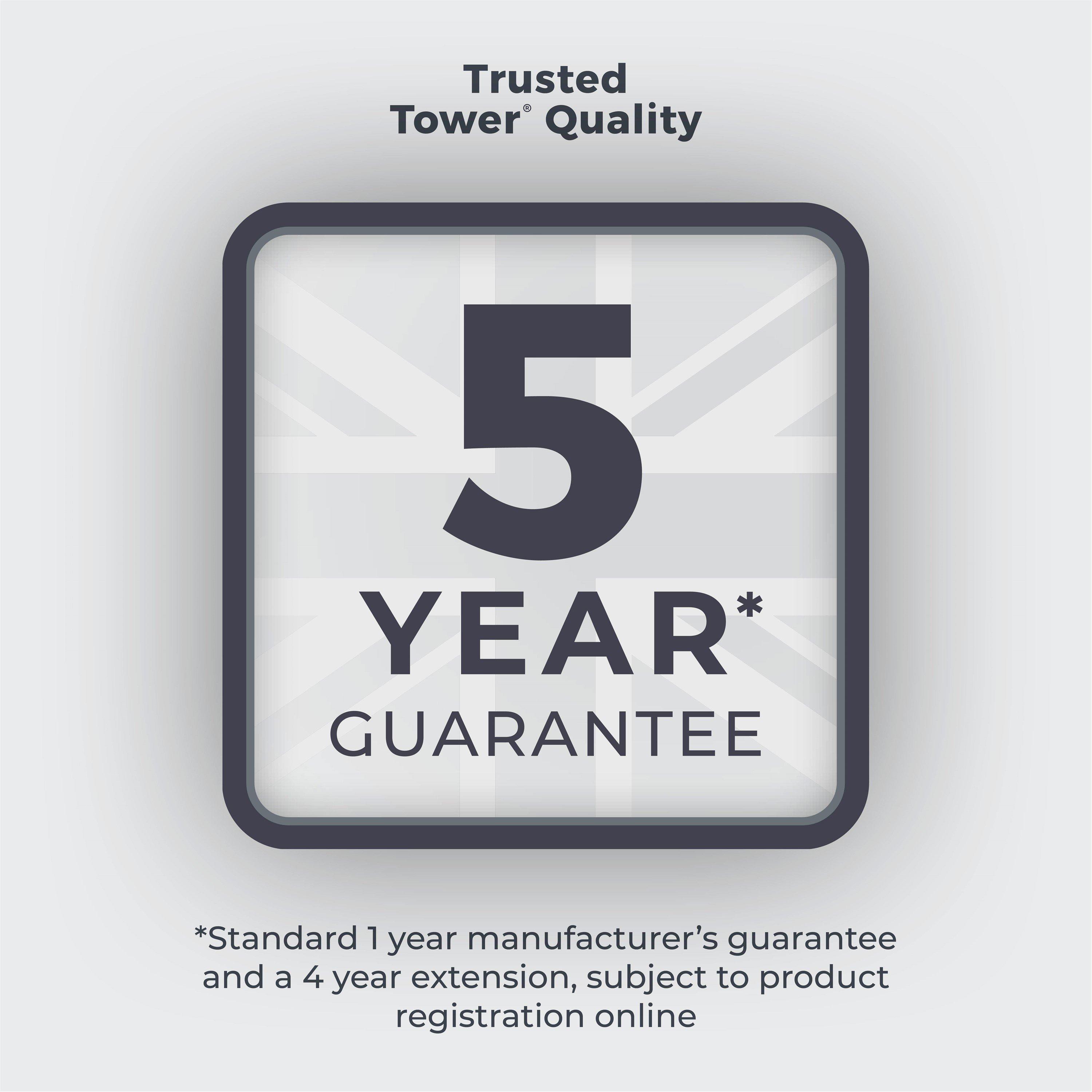 Black - Tower - Cerasure 5 Piece Pan Set Graphite - 11