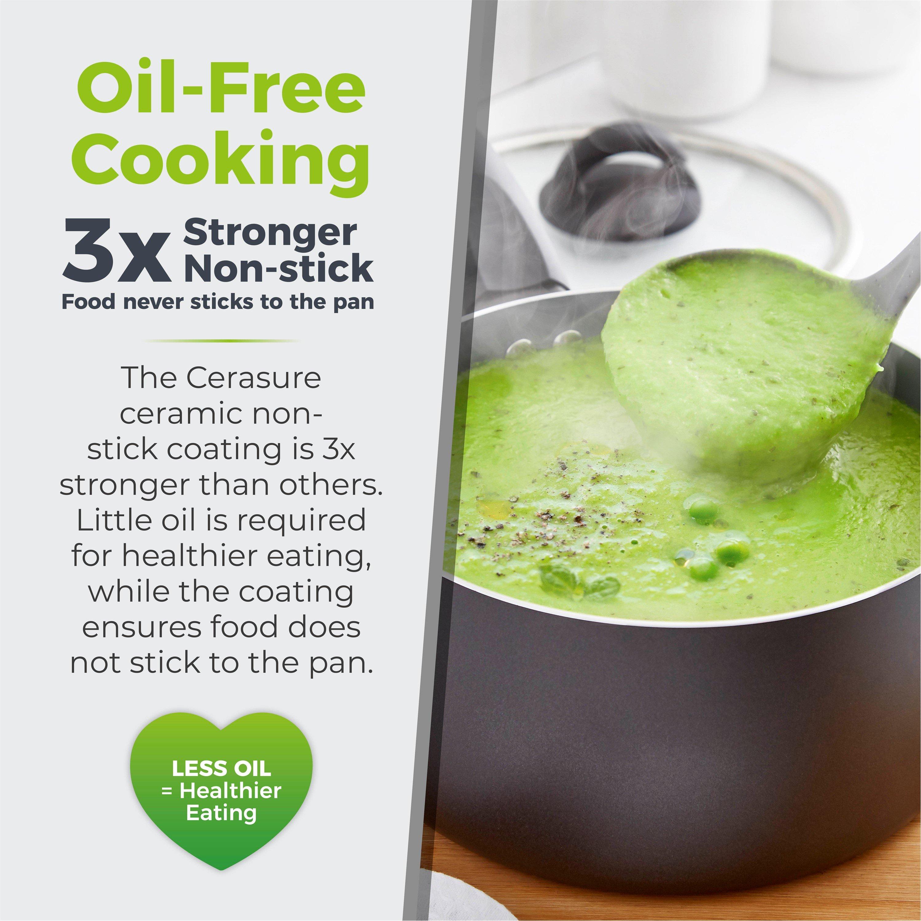 Black - Tower - Cerasure 5 Piece Pan Set Graphite - 4