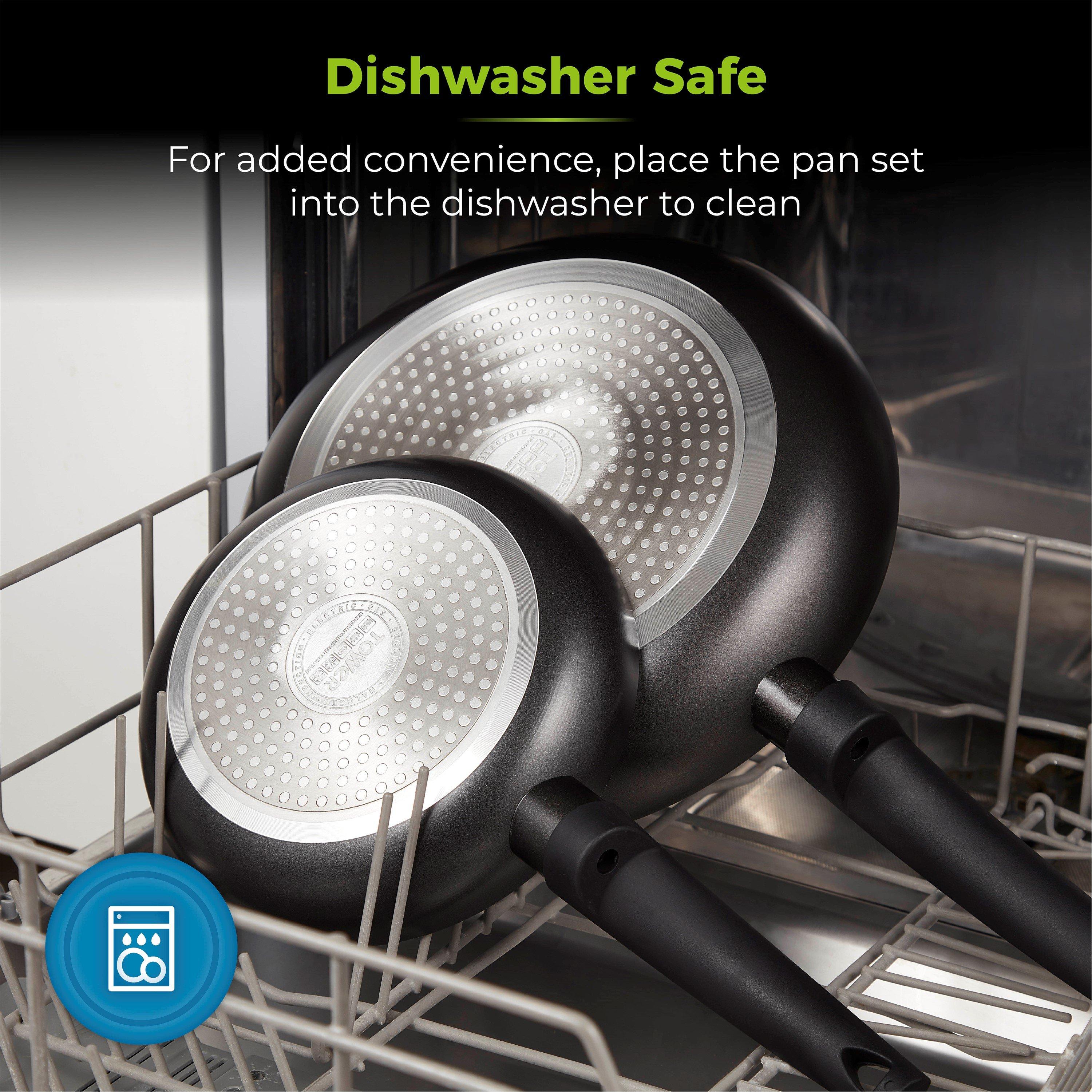 Black - Tower - Cerasure 5 Piece Pan Set Graphite - 6