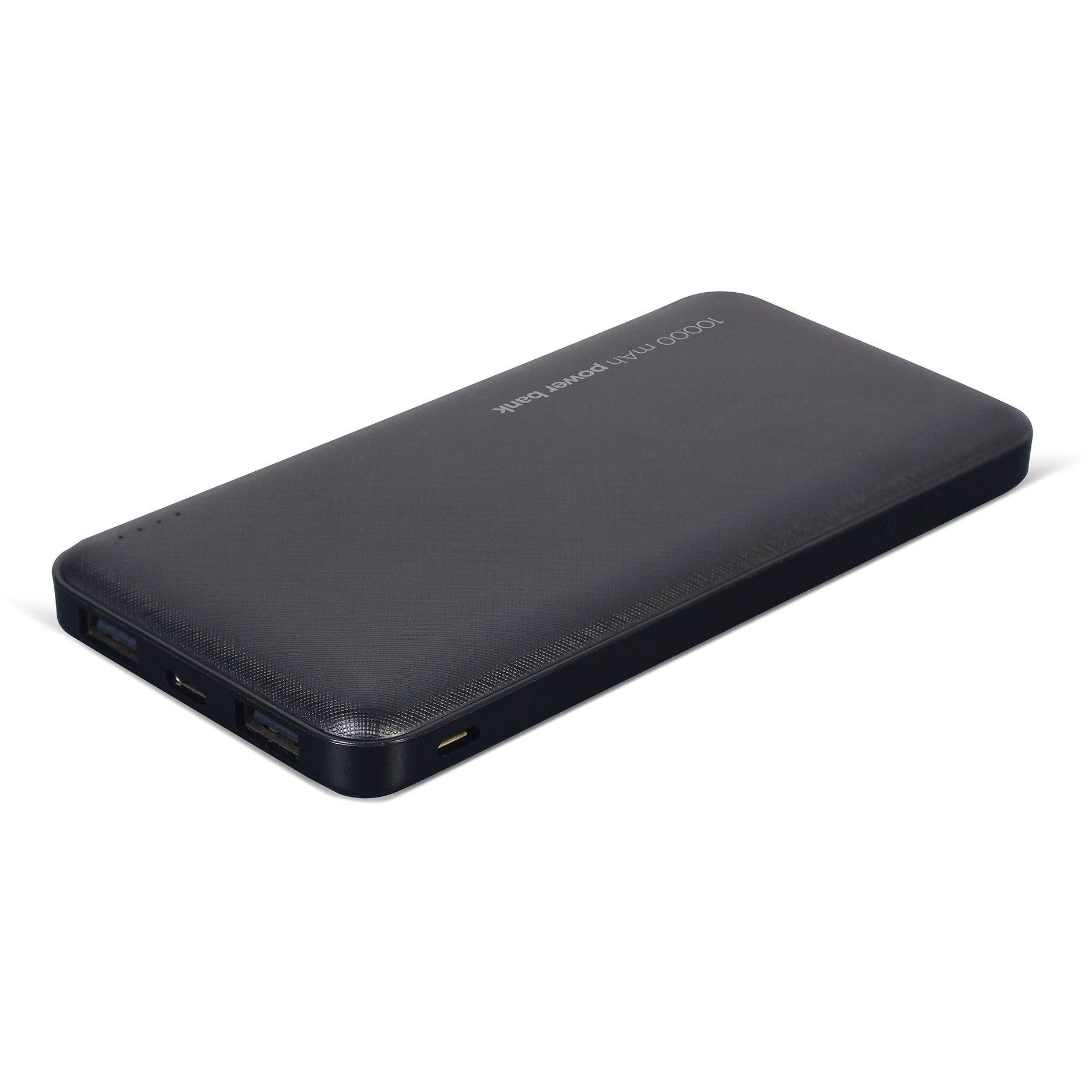Black - Vakoss - 10000mAh High Capacity Powerbank - 2