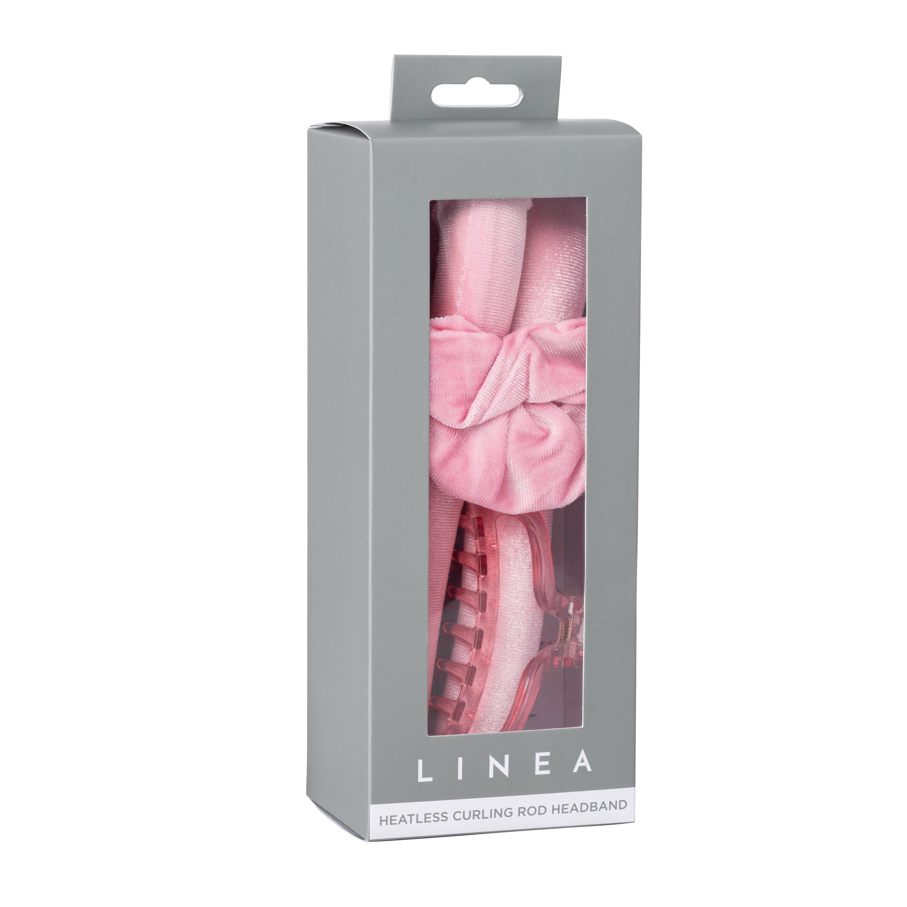 Pink - Linea - Heatless Hair Curlers - 6