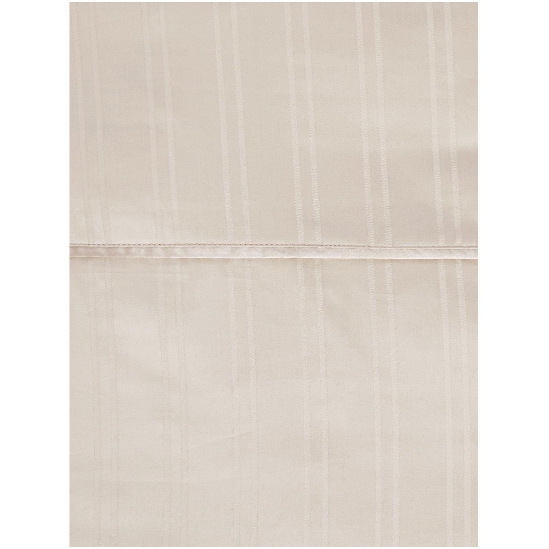 Cream - Hotel Collection - Woven Stripe Duvet Cover Set - 3