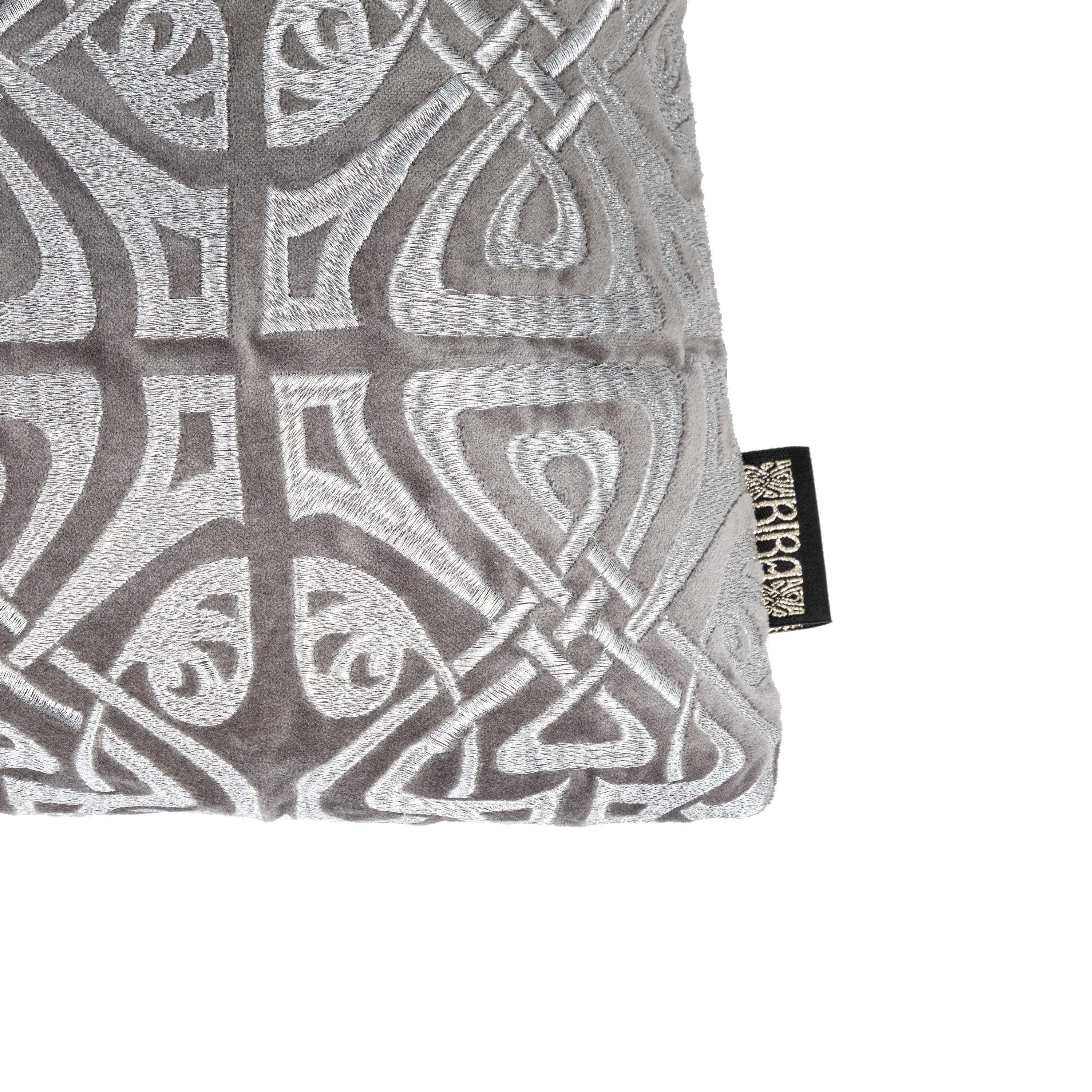 AO Gris - Biba - Embroidered Cushion - 4