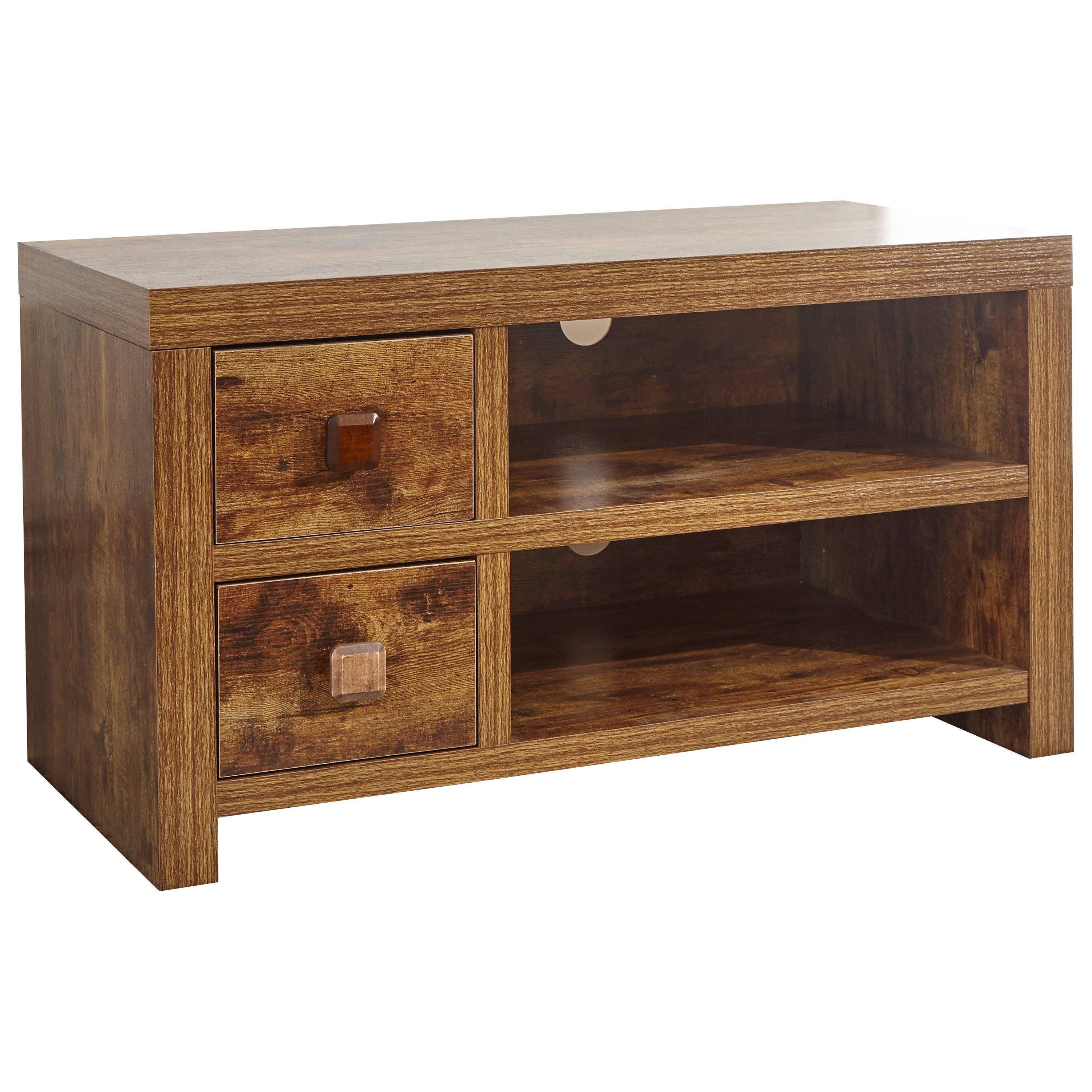 Brown - GFW - GFW Jakarta 2 Drawer TV Unit - 7