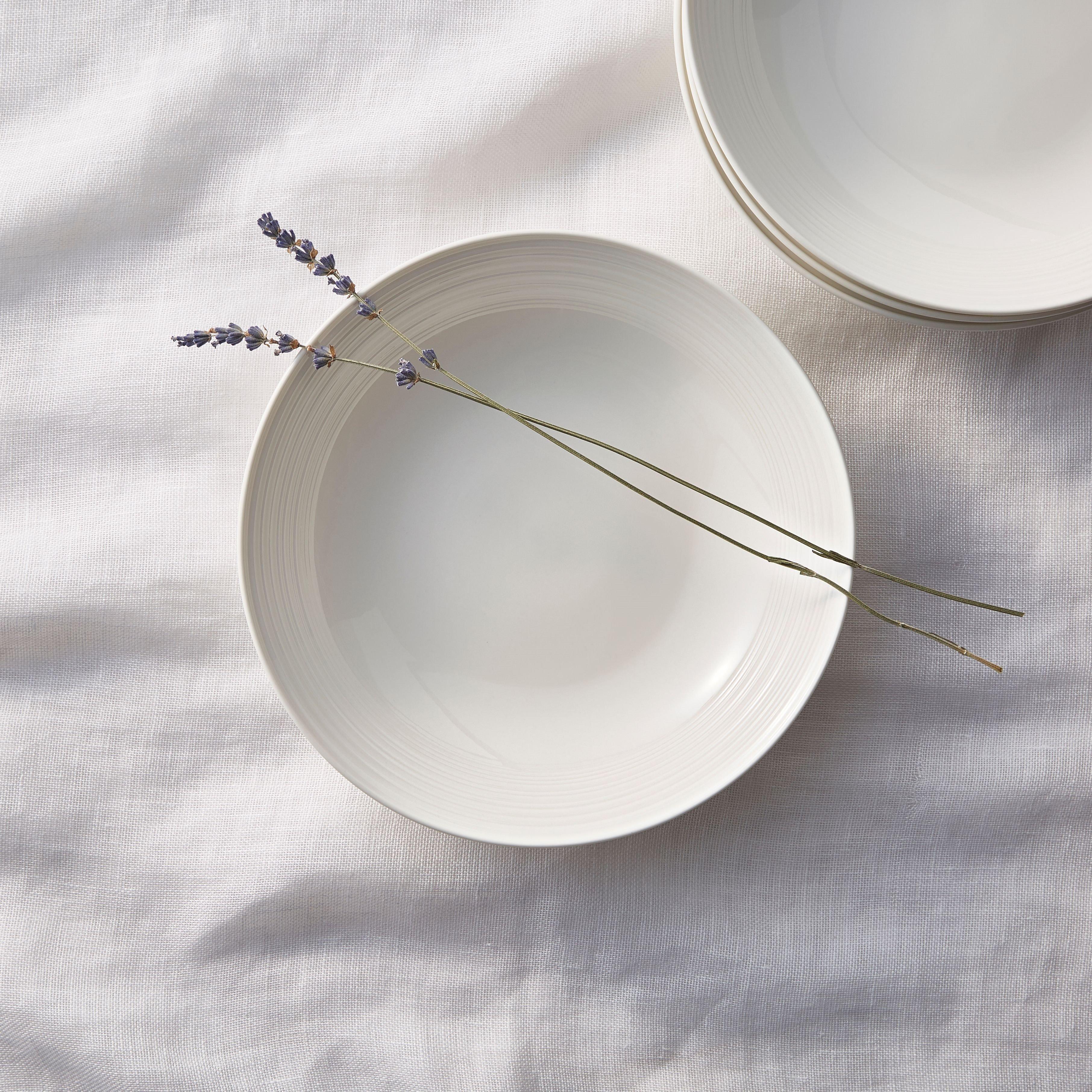 White - Linea - Aspen Fine China Pasta Bowl Set of 4 - 2