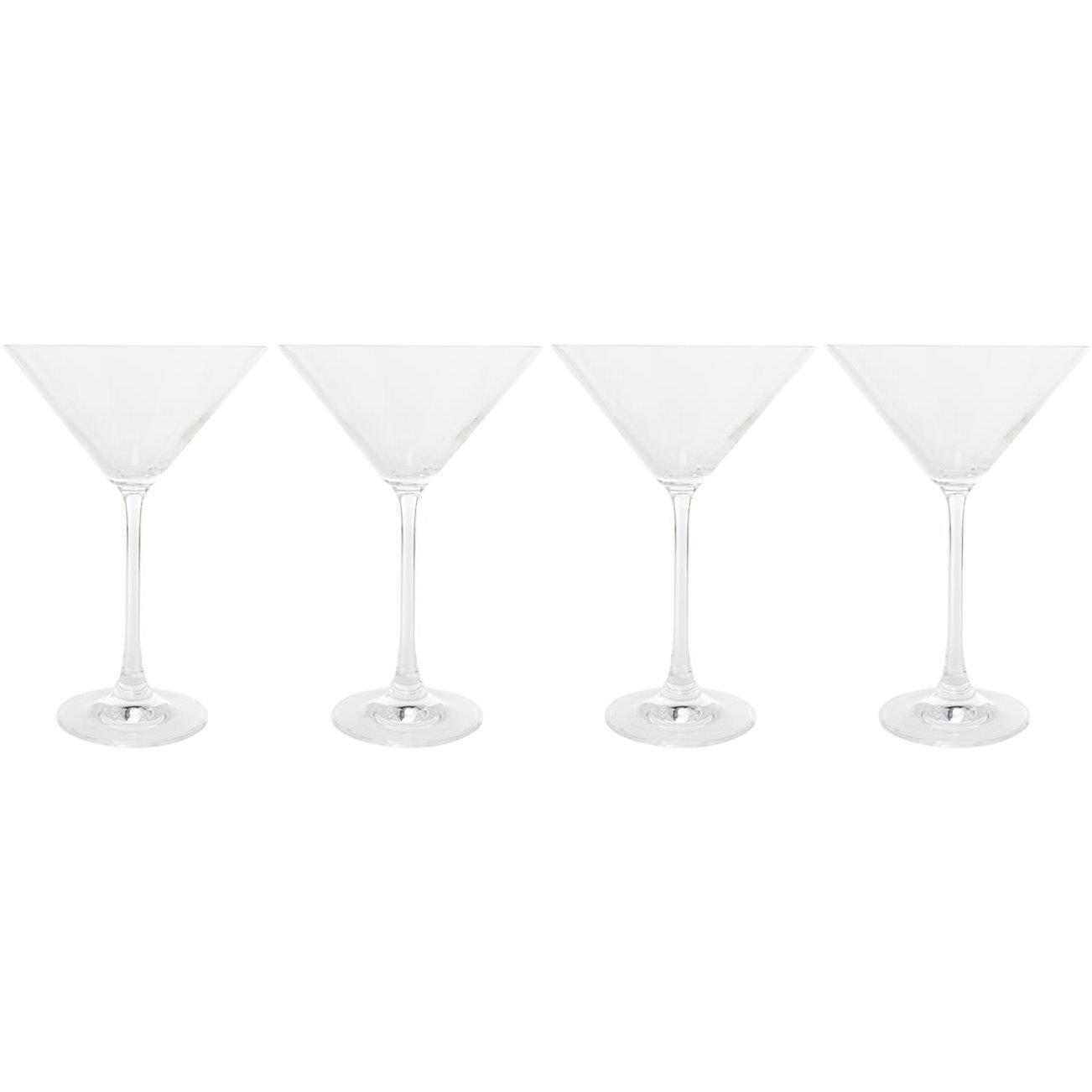 Clear - Linea - Cocktail Collection Martini Glass Set of 4 - 2