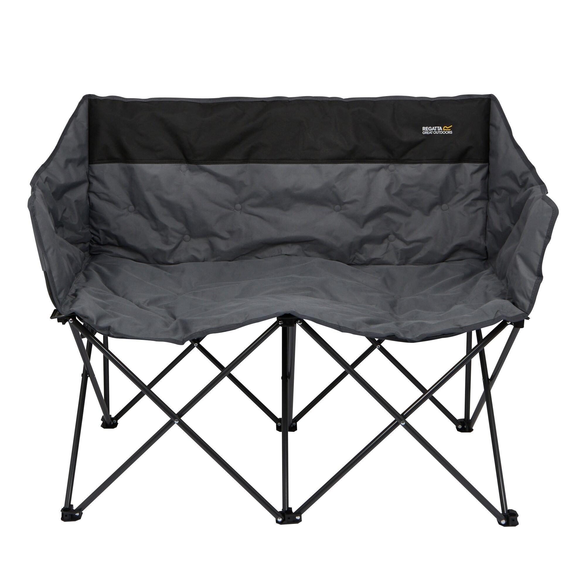 Black/Ebony - Regatta - Navas Double Camping Chair - 1