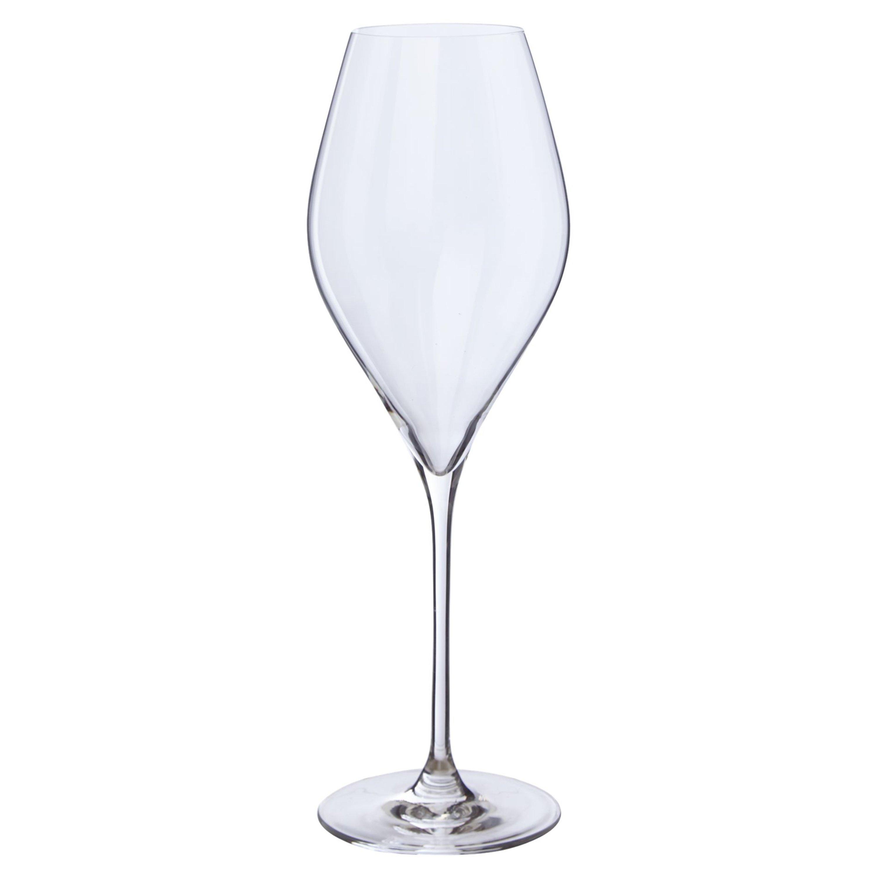 Klar - Linea - Hoxton Set of 4 Crystal White Wine Glasses 430ml - 2