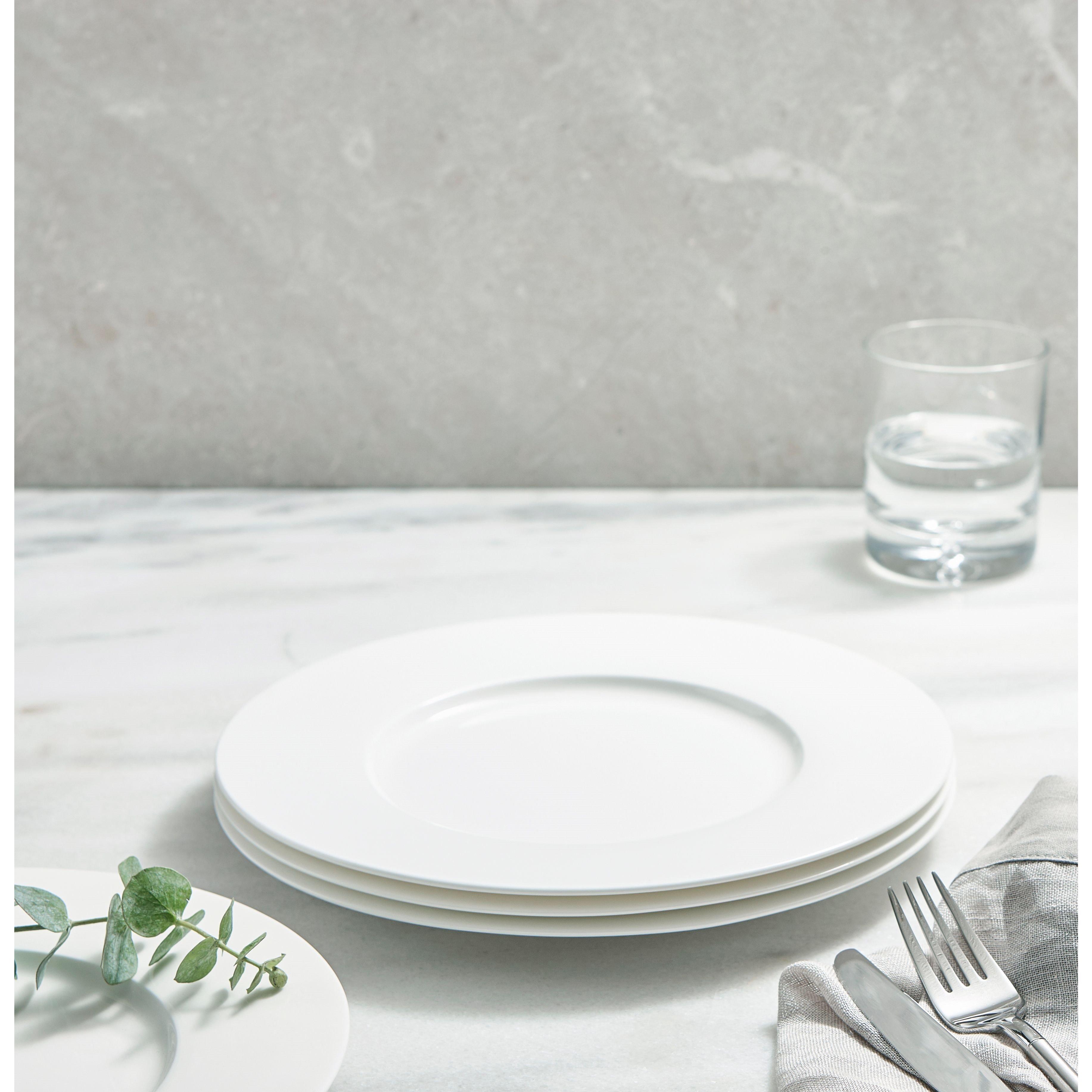 White - Hotel Collection - Rim Dinner Plate 27cm - 2