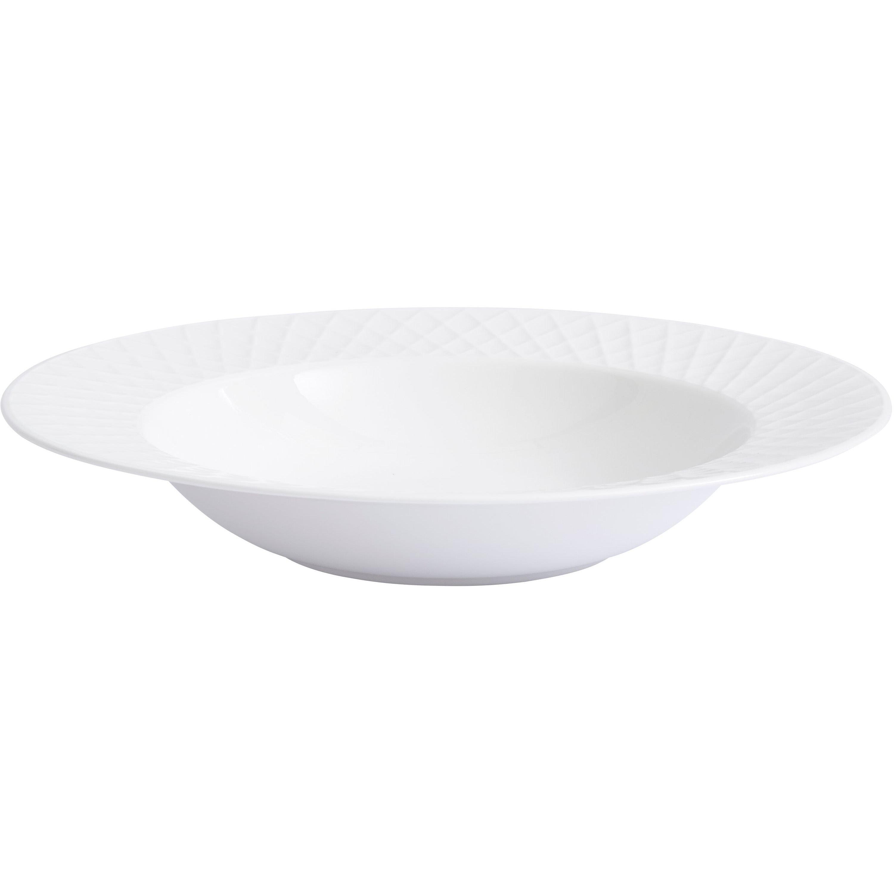 White - Hotel Collection - Ceremony fine bone china set of 4 soup bowls - 1