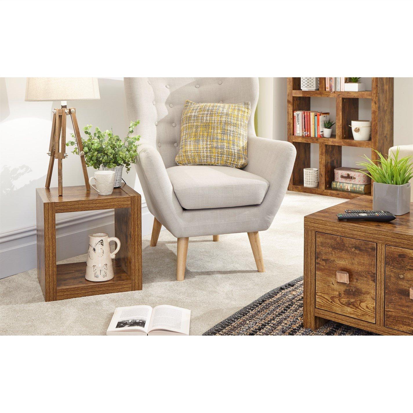Gfw  Jakarta Cube Side Table - Brown