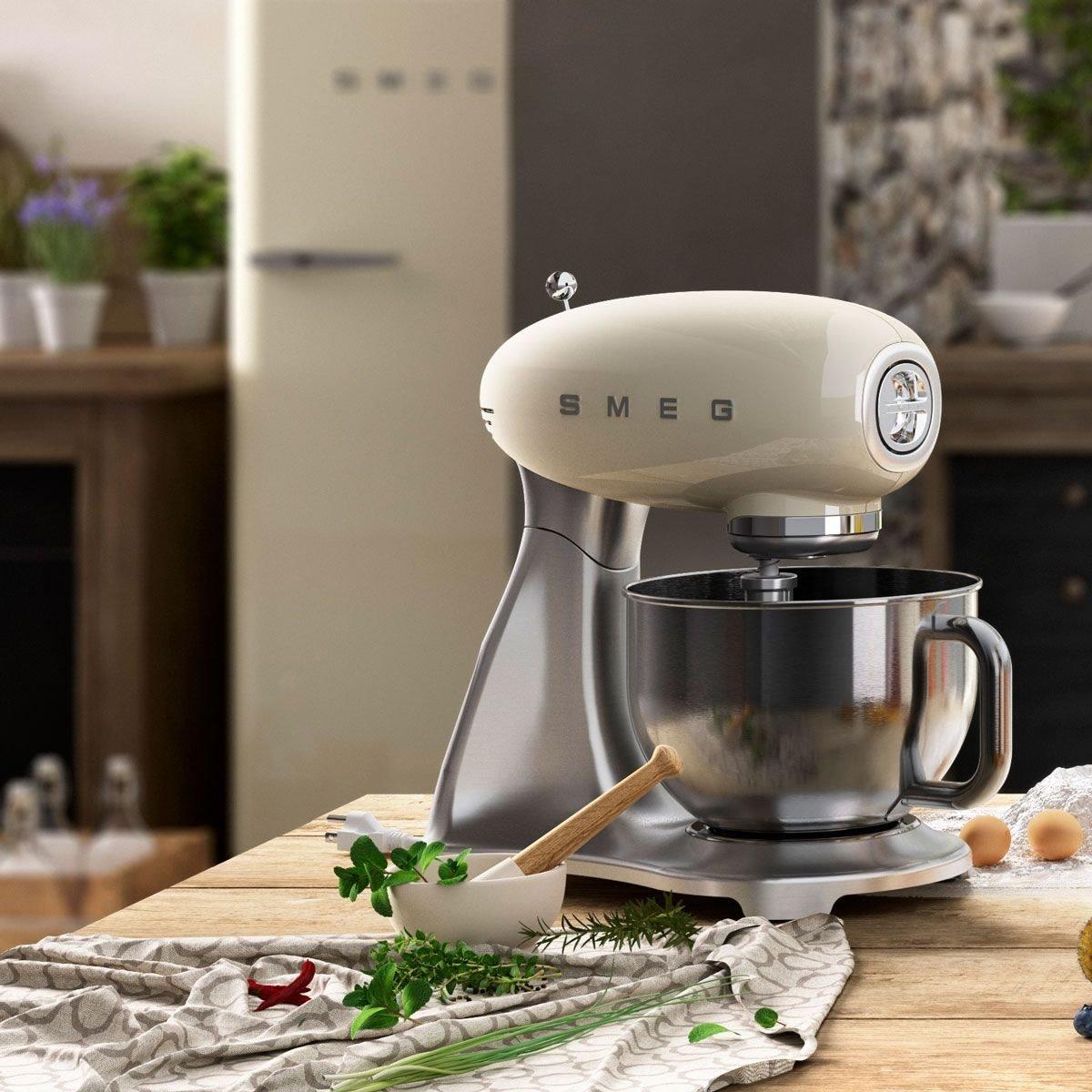 Cream - Smeg - Stand Mixer - 6