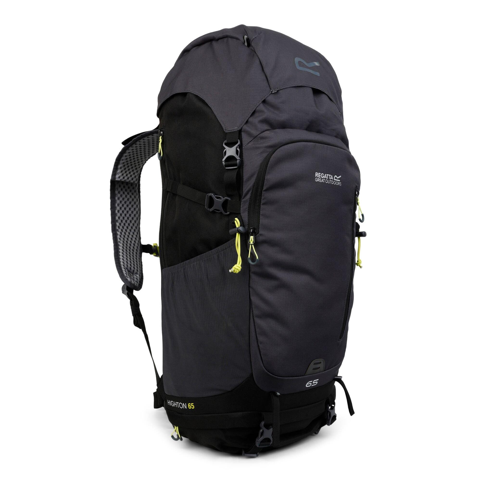 Black/Sealgr - Regatta - Highton II 65L - 11