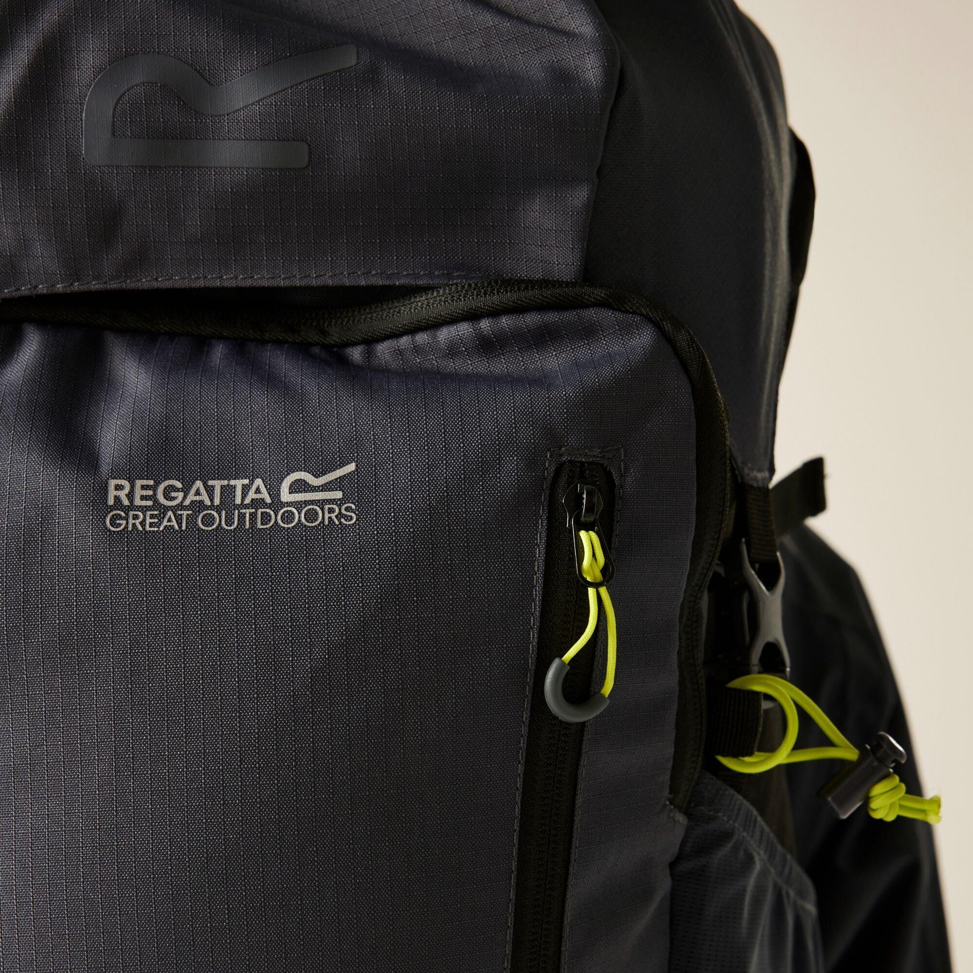 Black/Sealgr - Regatta - Highton II 65L - 7
