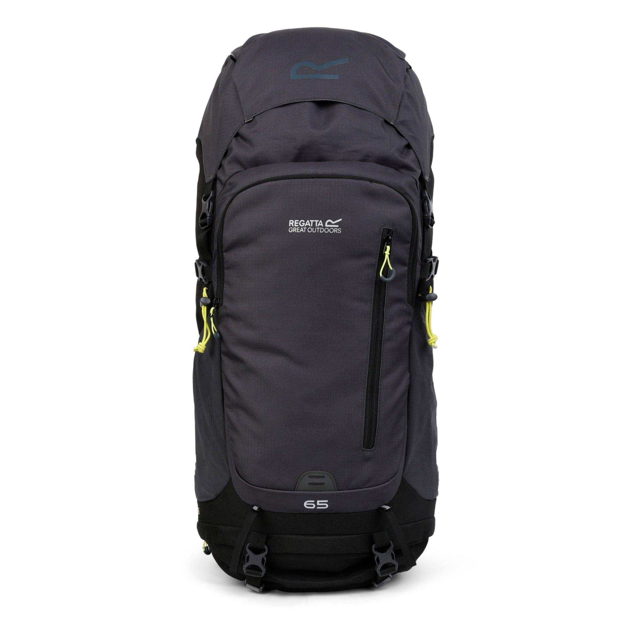 Black/Sealgr - Regatta - Highton II 65L - 10