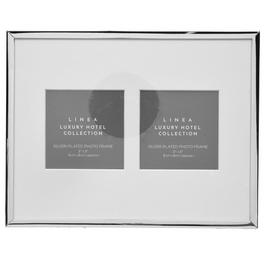 Hotel Collection Silver Plated Multi-Aperture Photo Frame