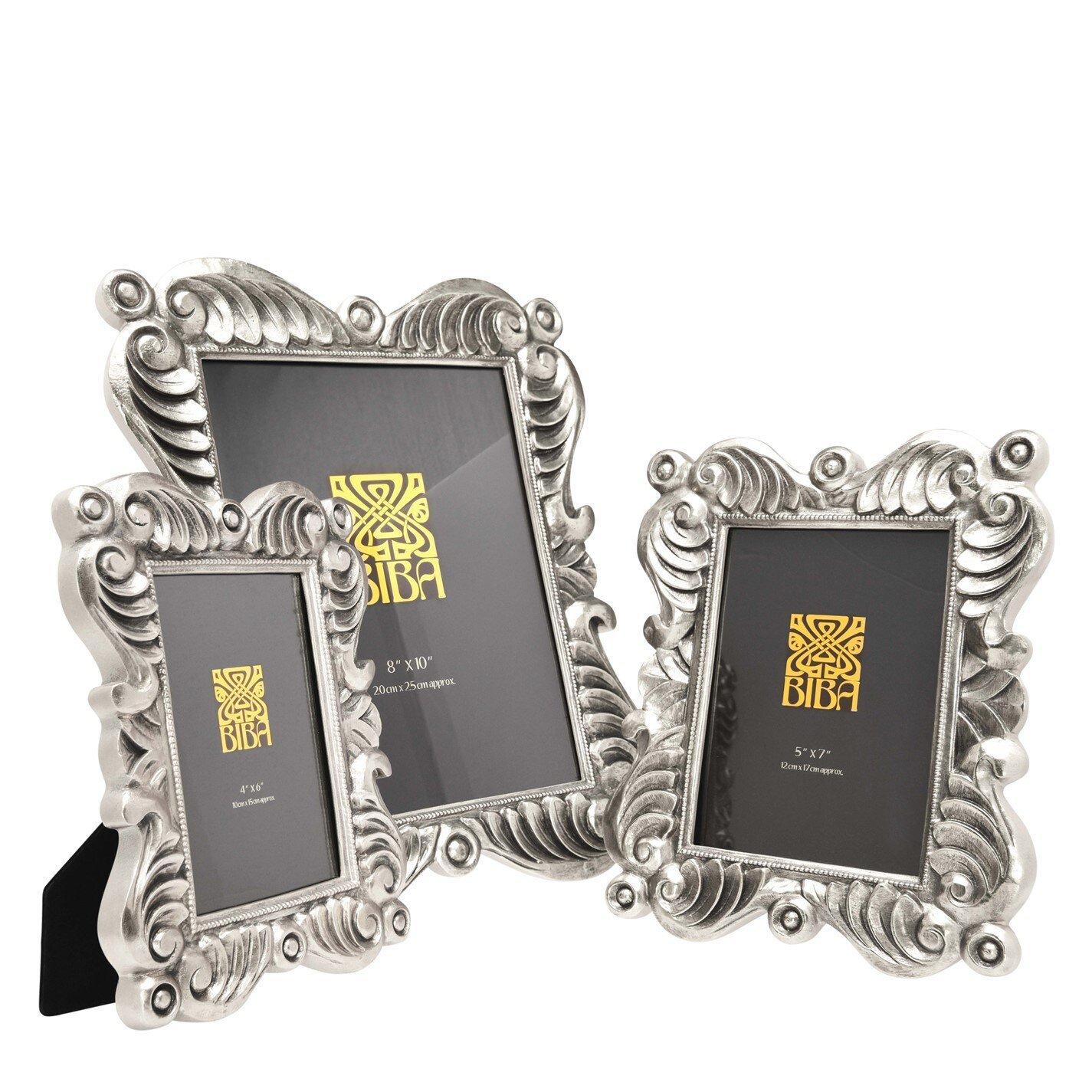 Silver - Biba - Jasmine Photo Frame - 5