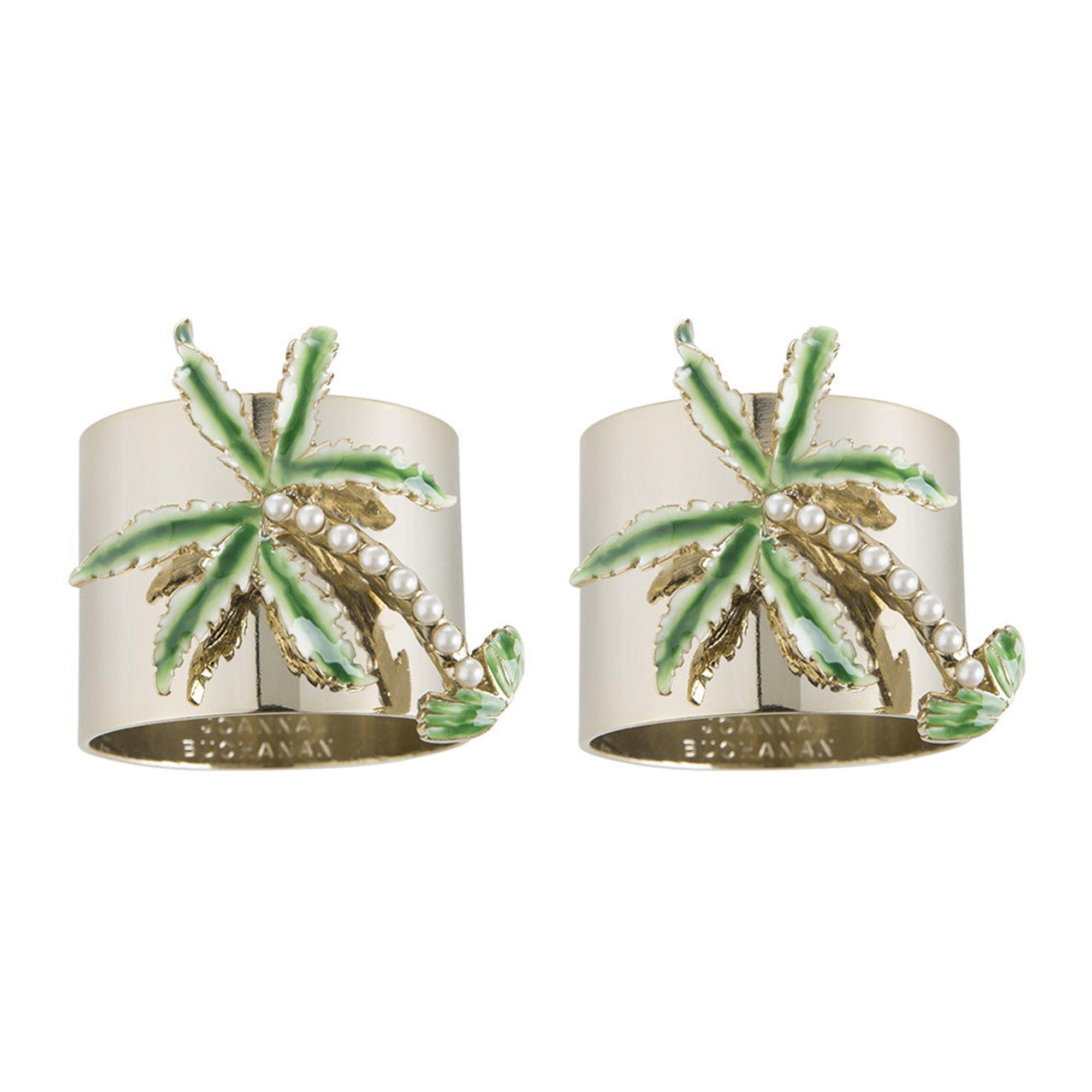 Gold - Joanna Buchanan - Tree Napkin Rings - 1