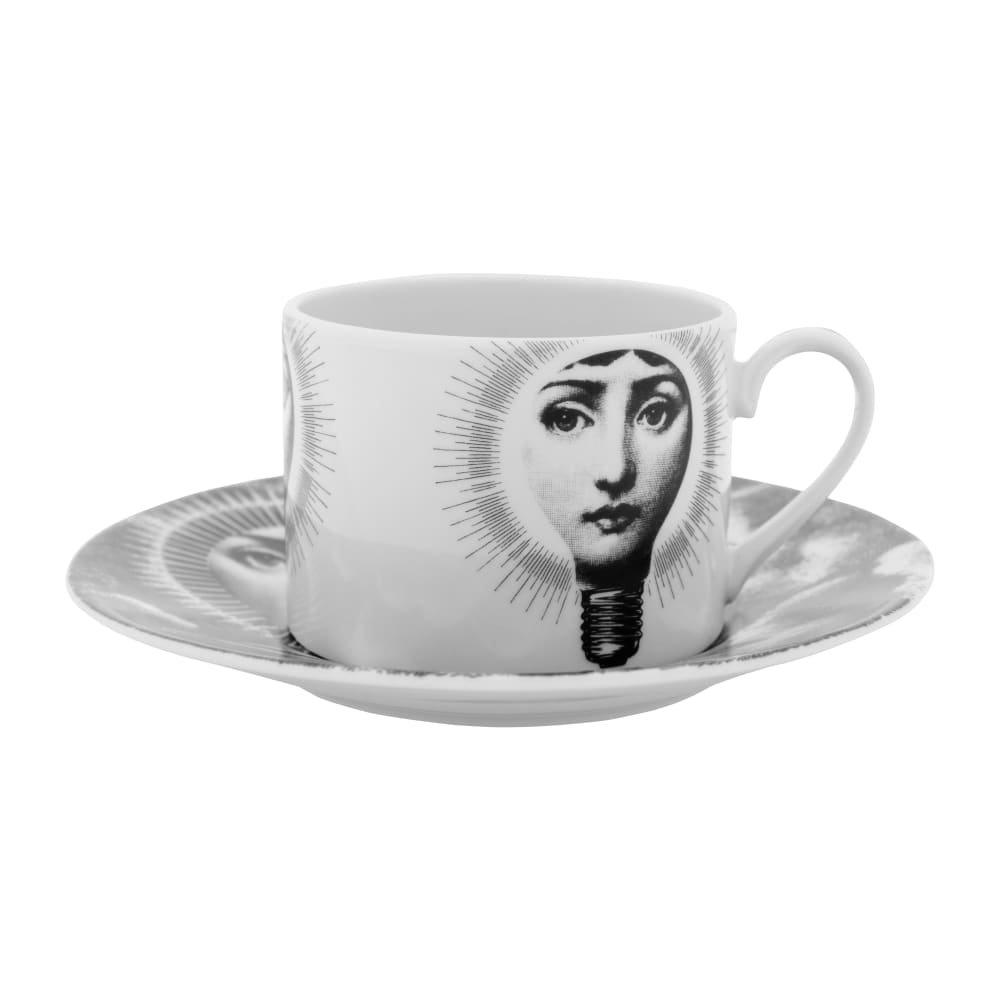Black & White - Fornasetti - Tema e Variazioni 2005 Set of 6 Teacups - 11