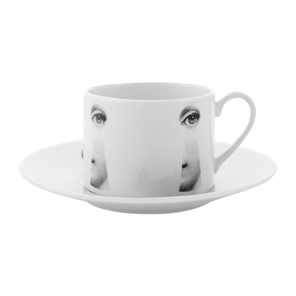 Black & White - Fornasetti - Tema e Variazioni 2005 Set of 6 Teacups - 12