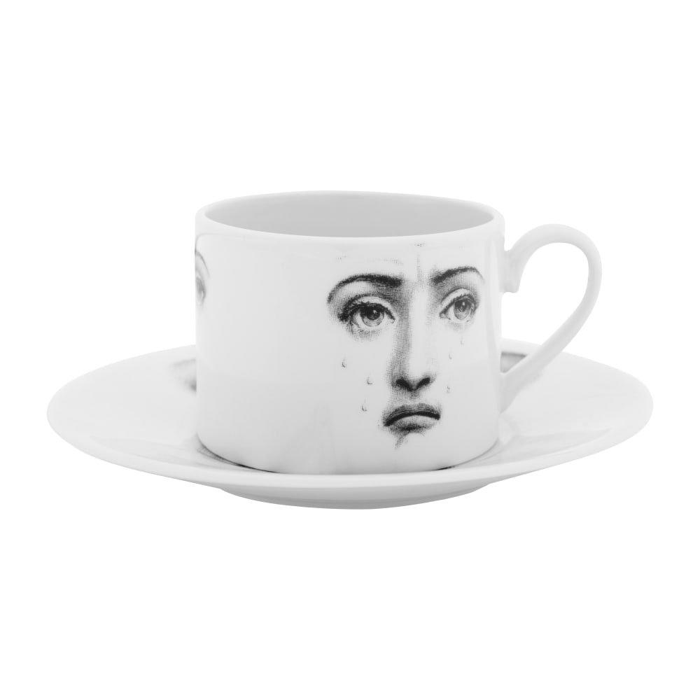 Black & White - Fornasetti - Tema e Variazioni 2005 Set of 6 Teacups - 3