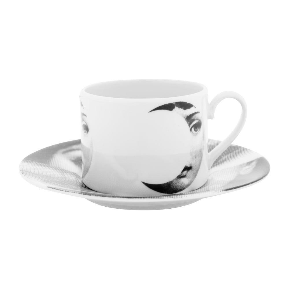 Black & White - Fornasetti - Tema e Variazioni 2005 Set of 6 Teacups - 5
