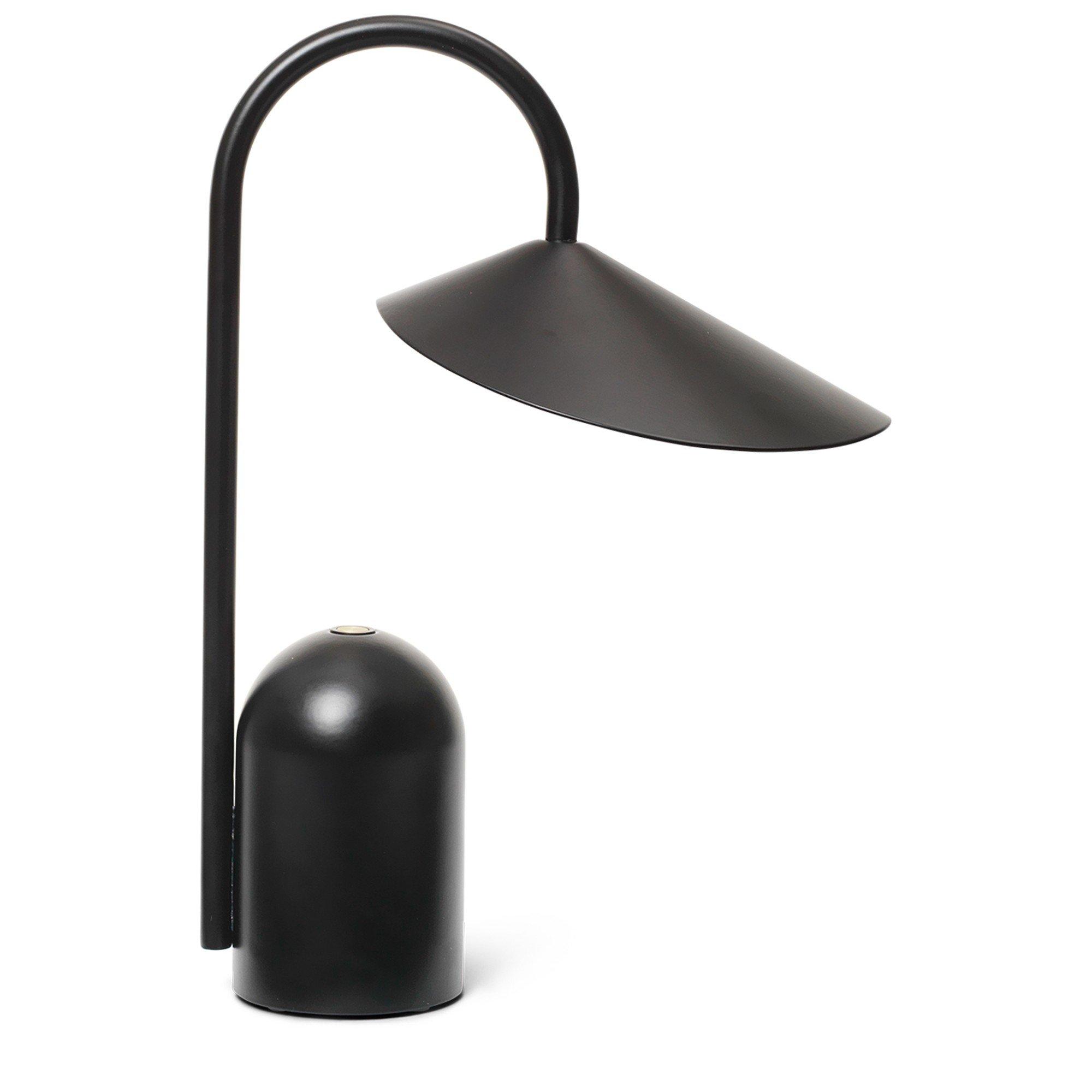 BLACK - ferm LIVING - ARUM PORTABLE LAMP