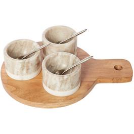 Hotel Collection Marble Condiment Set