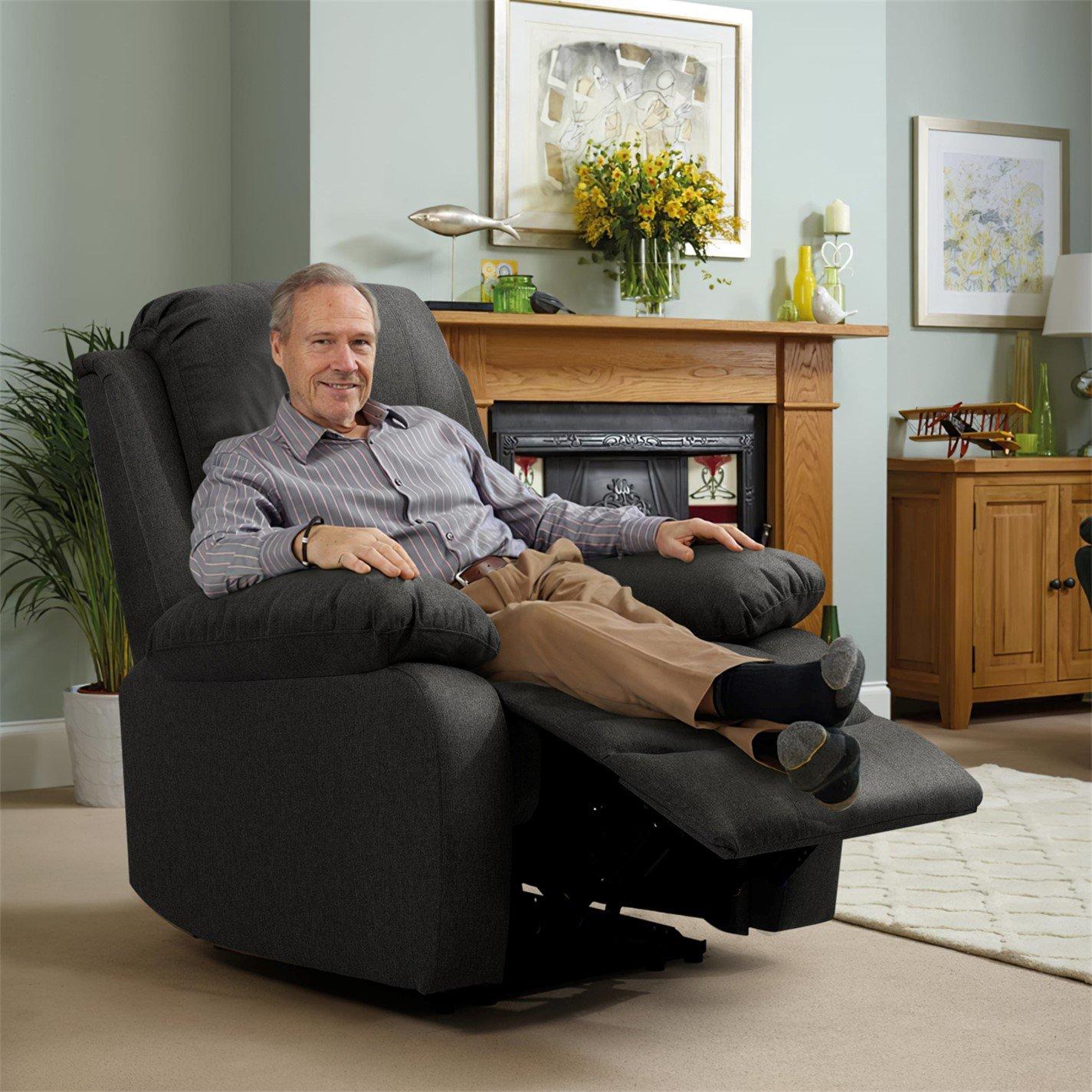 Manual Reclining Linen Sofa Set