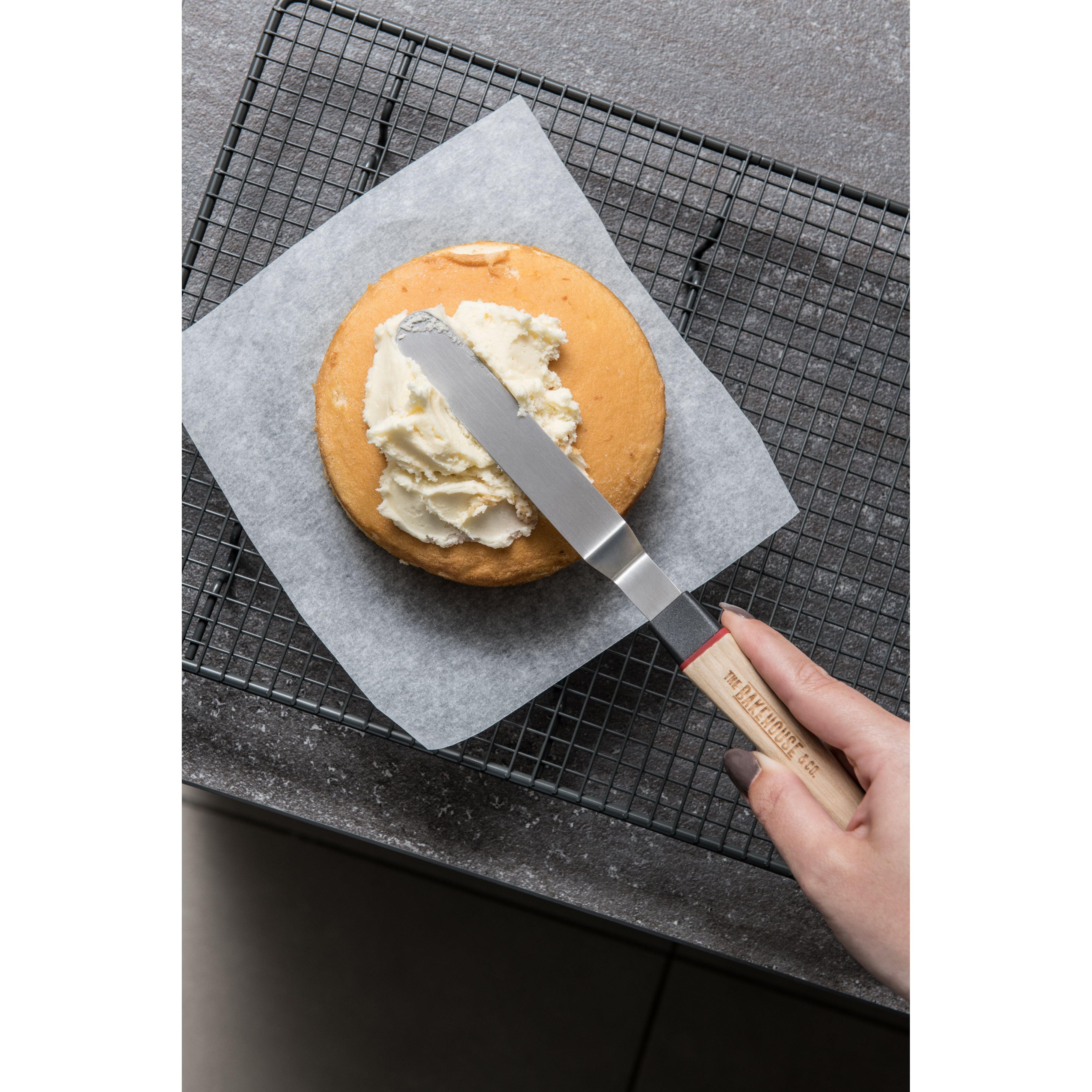 Stainless Steel - The Bakehouse and Co - Stainless Steel Large Angle Palette Knif - 2